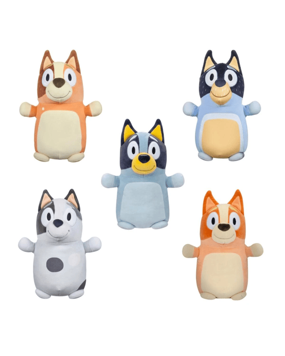 25cm Original Squishmallows HugMees Bluey Plush Toy - Assorted