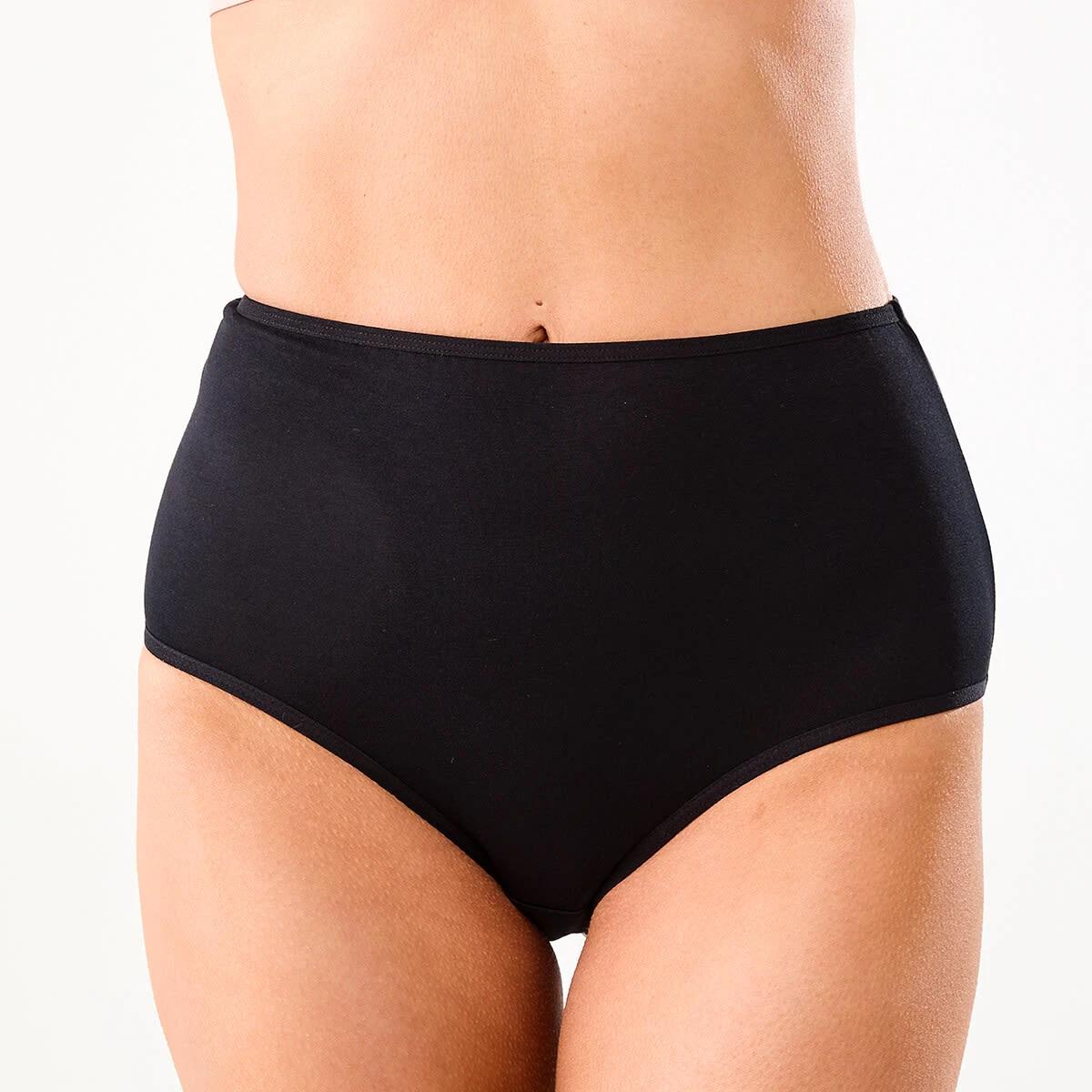 4 7 Pack Cotton Stretch Full Briefs BLACK DOT MULTI, 4 of 10