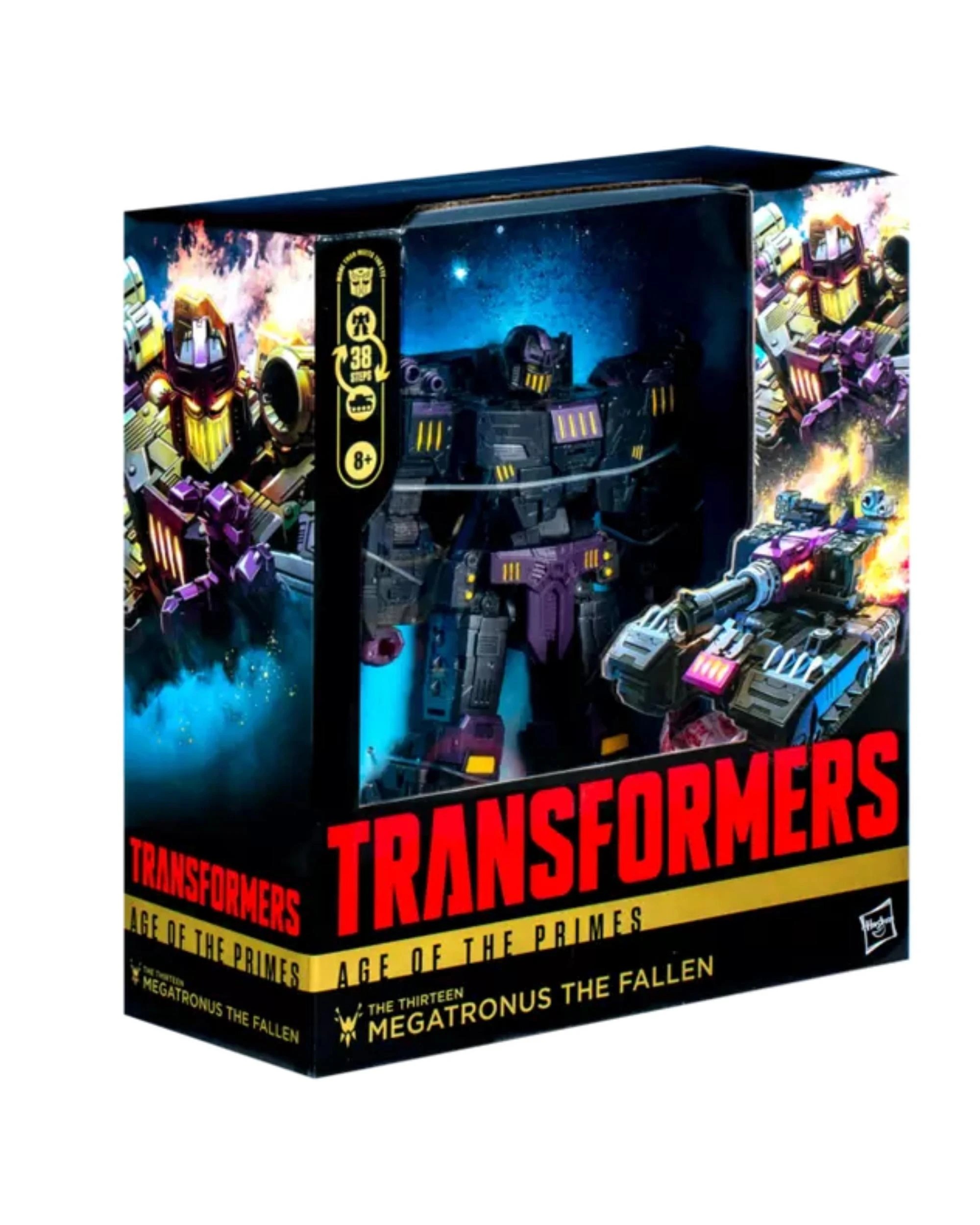 1 Transformers Age of the Primes: Leader Class The Thirteen Megatronus the Fallen Figure, 1 of 3