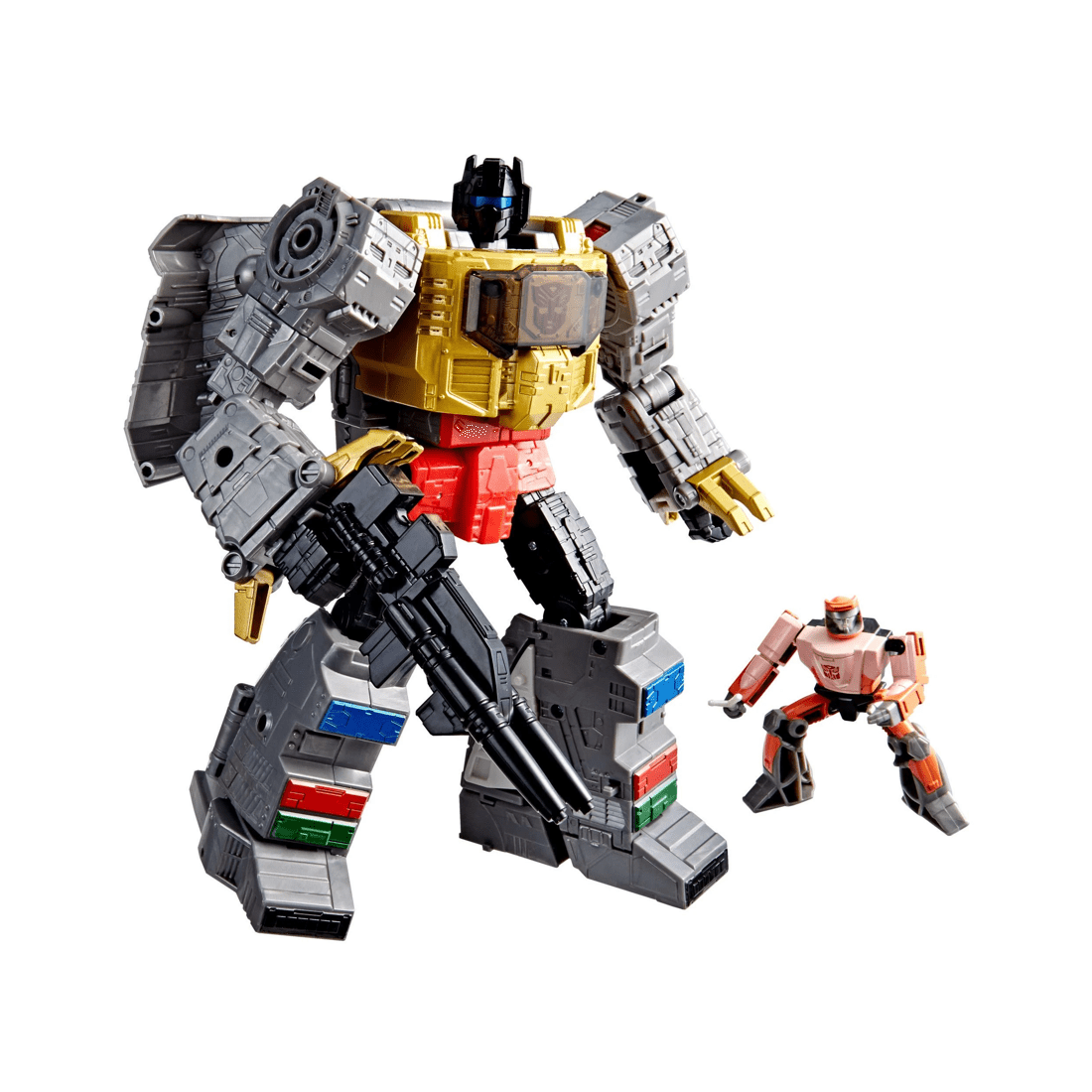 3 Hasbro Transformers Studio Series Leader Class Transformers The Movie Dinobot Grimlock and Autobot Wheelie Action Figure, 3 of 5