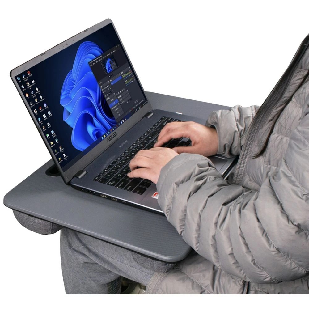 2 J.Burrows Portable Lap Desk Grey/Black, 2 of 8