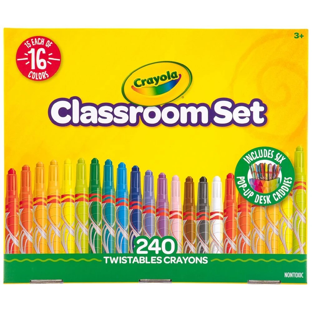 1 Crayola Twist Crayon Classroom Pack 240 Pieces, 1 of 4