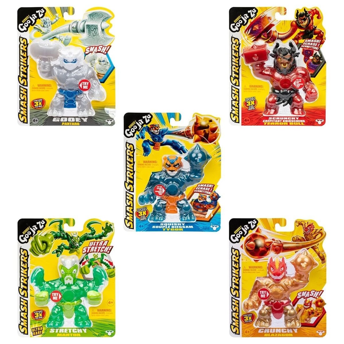 1 Heroes of Goo Jit Zu Smash Strikers: 5 to Collect With Unique Goo Fillings - Assorted, 1 of 10
