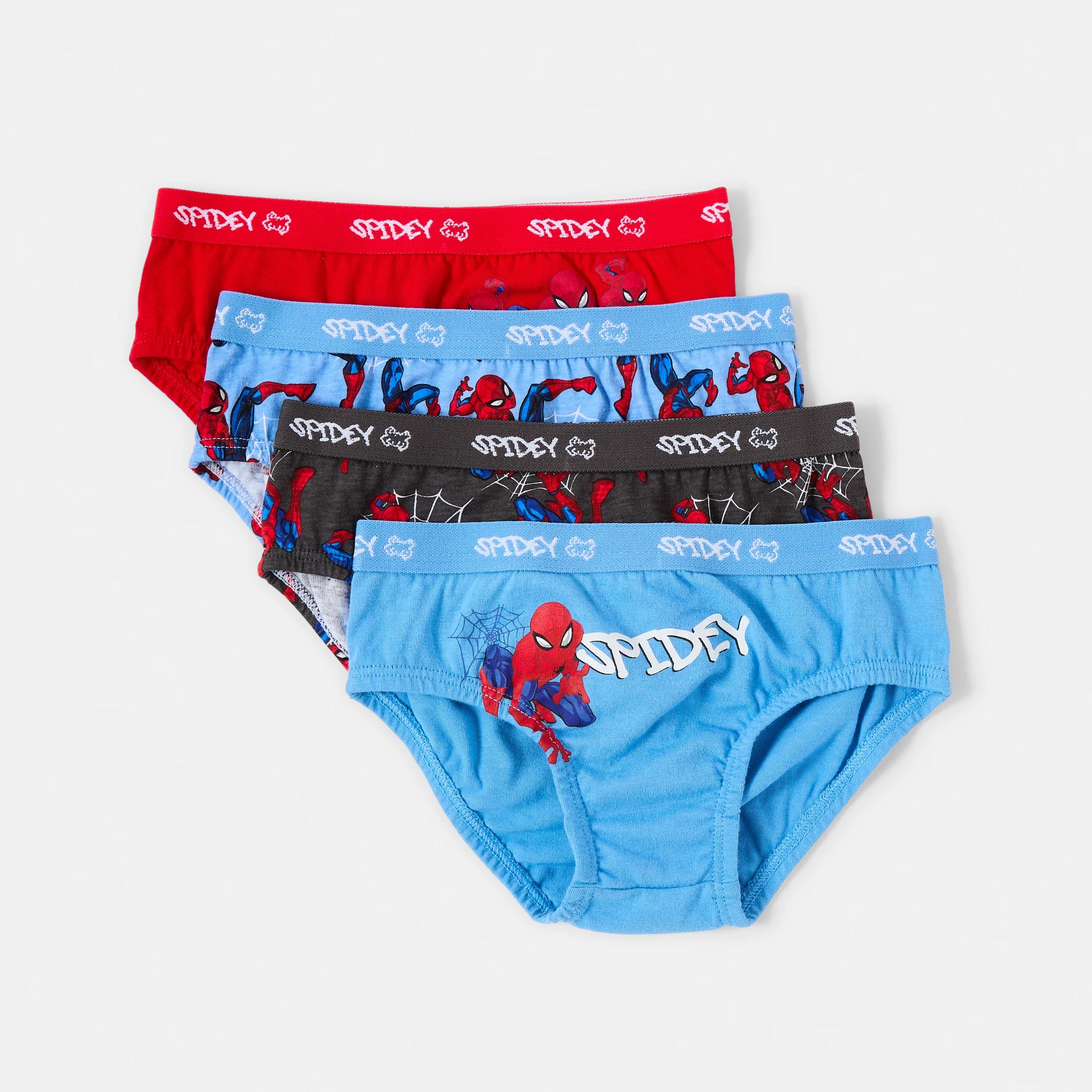 1 4 Pack Marvel Spider-Man License Briefs SPIDERMAN, 1 of 7