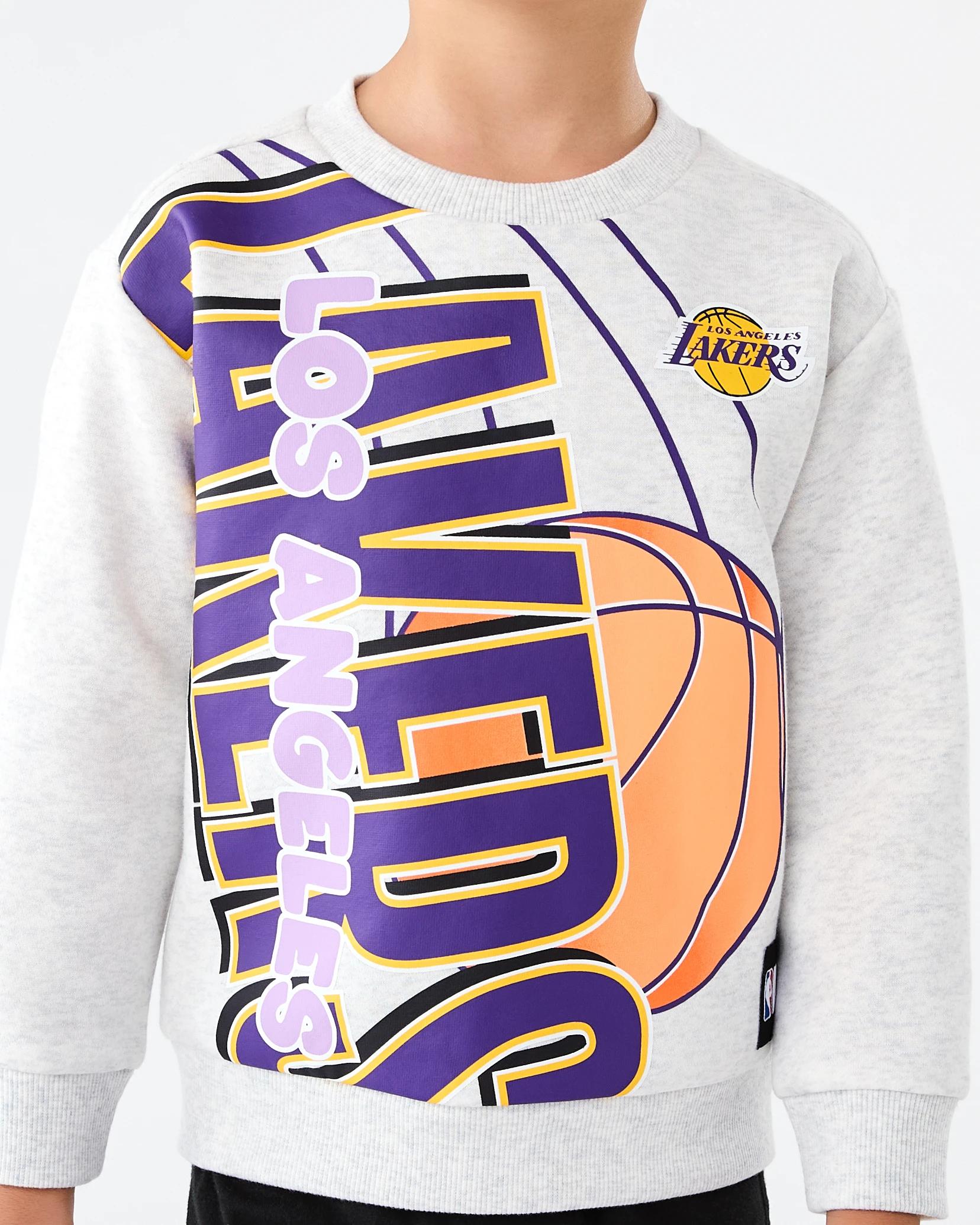 3 Official NBA Kids Crew Neck Sweatshirt Lkrs 7d4t, 3 of 8