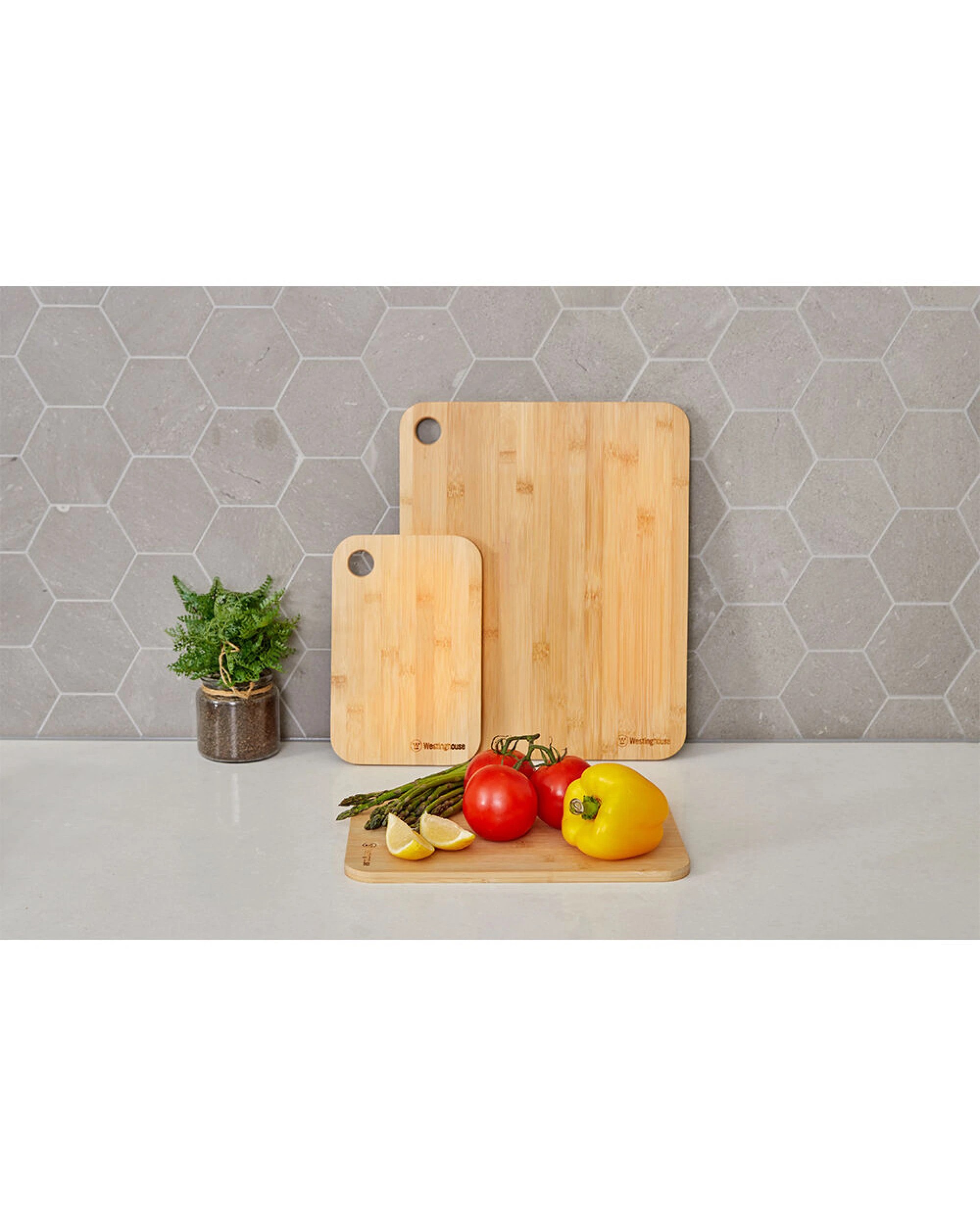 7 Westinghouse 3 Piece Bamboo Chopping Board Set, 7 of 8