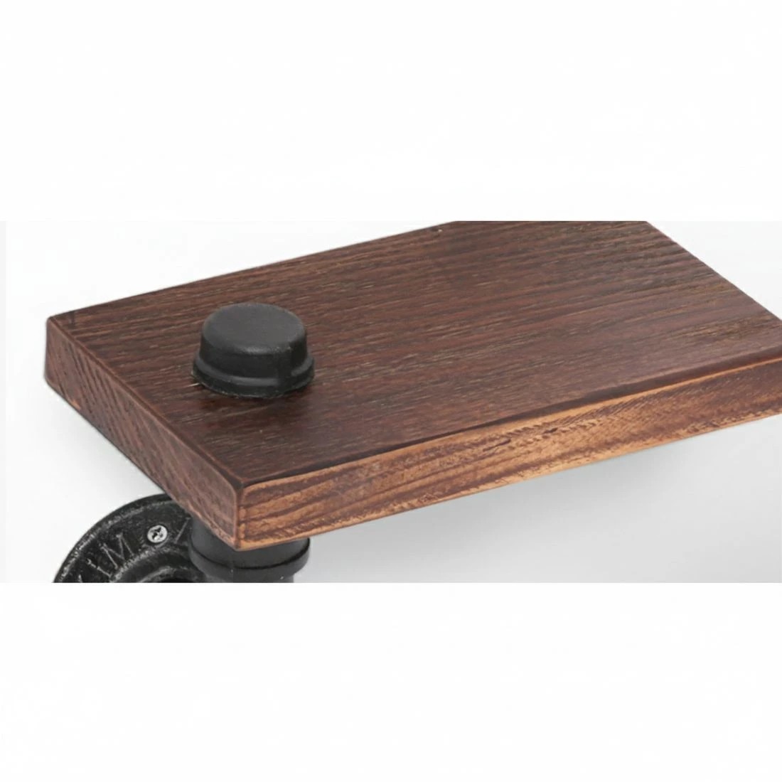 4 Artiss Floating DIY Pipe Shelf Toilet Paper Holder - Natural, 4 of 6