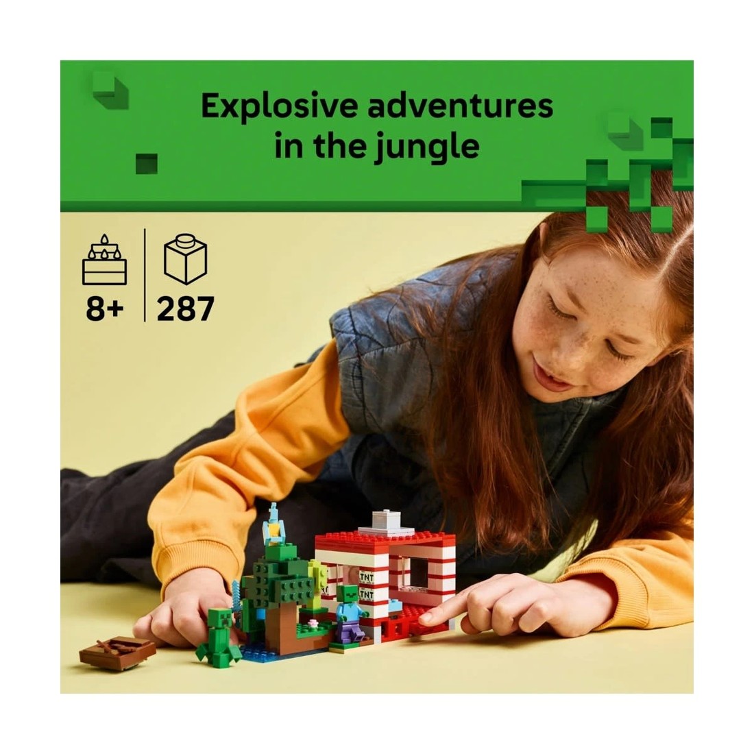 3 LEGO Minecraft The TNT Jungle House 21275, 3 of 10