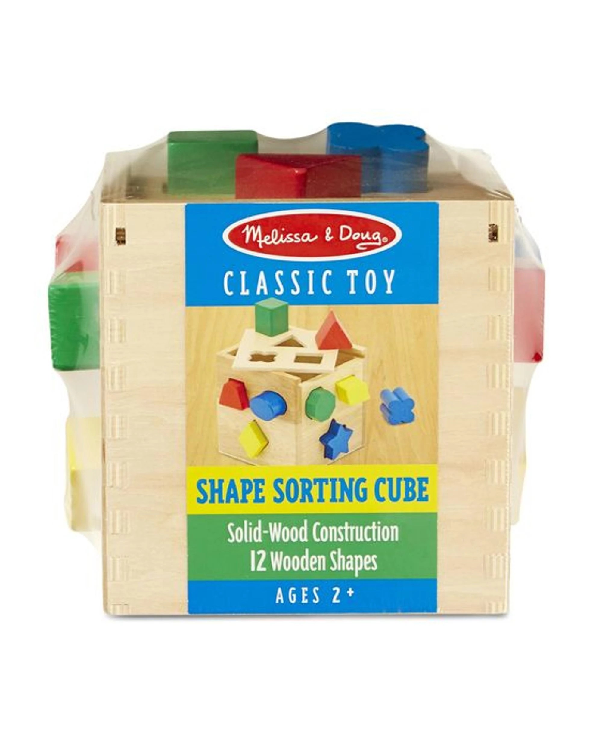 1 Melissa and Doug Wooden Shape Sorting Cube Educational Toy, 1 of 1