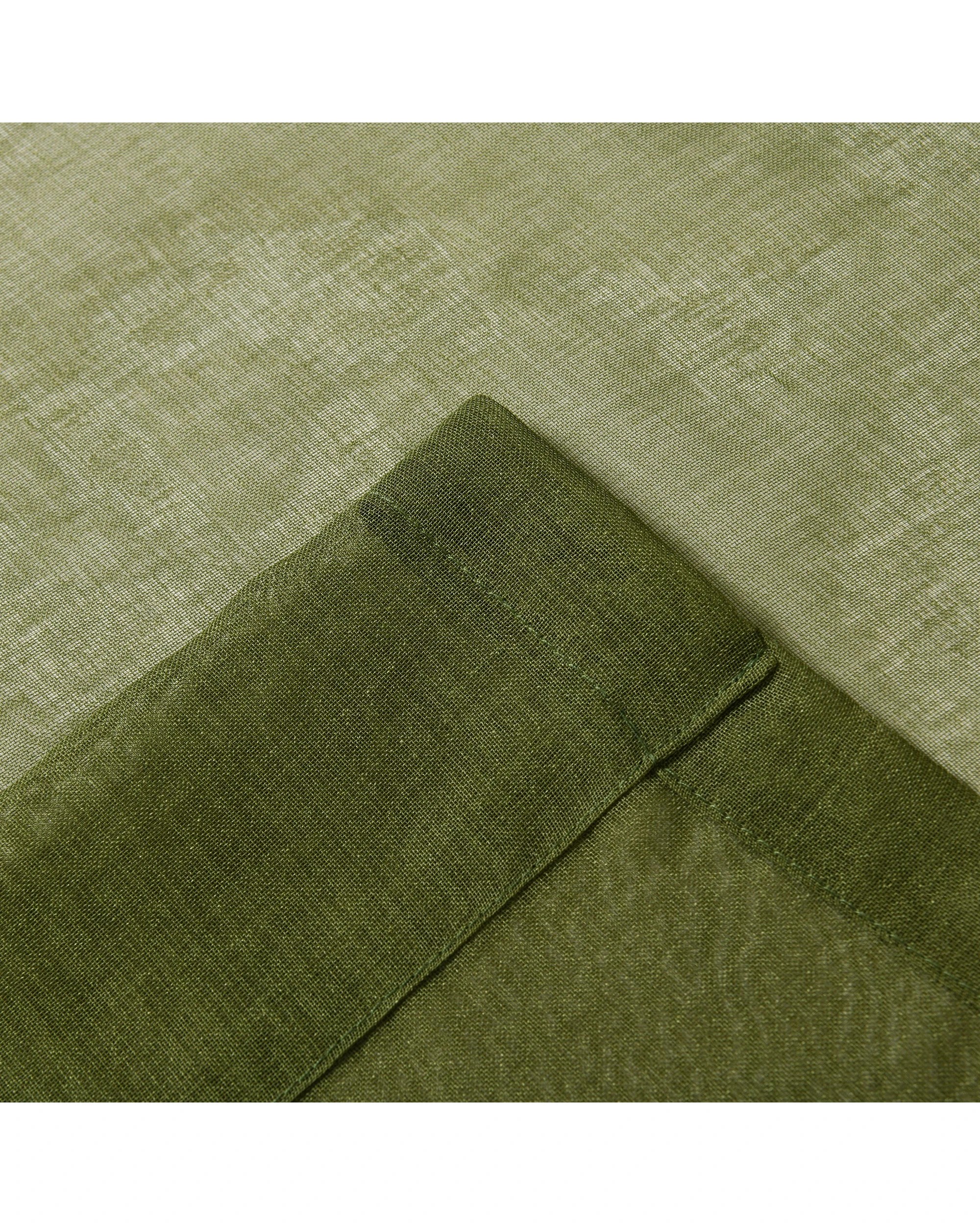 3 Cadence & Co. Kirra Sheer S-Fold Curtain 320x280cm - Fits 180cm Track - Olive, 3 of 4