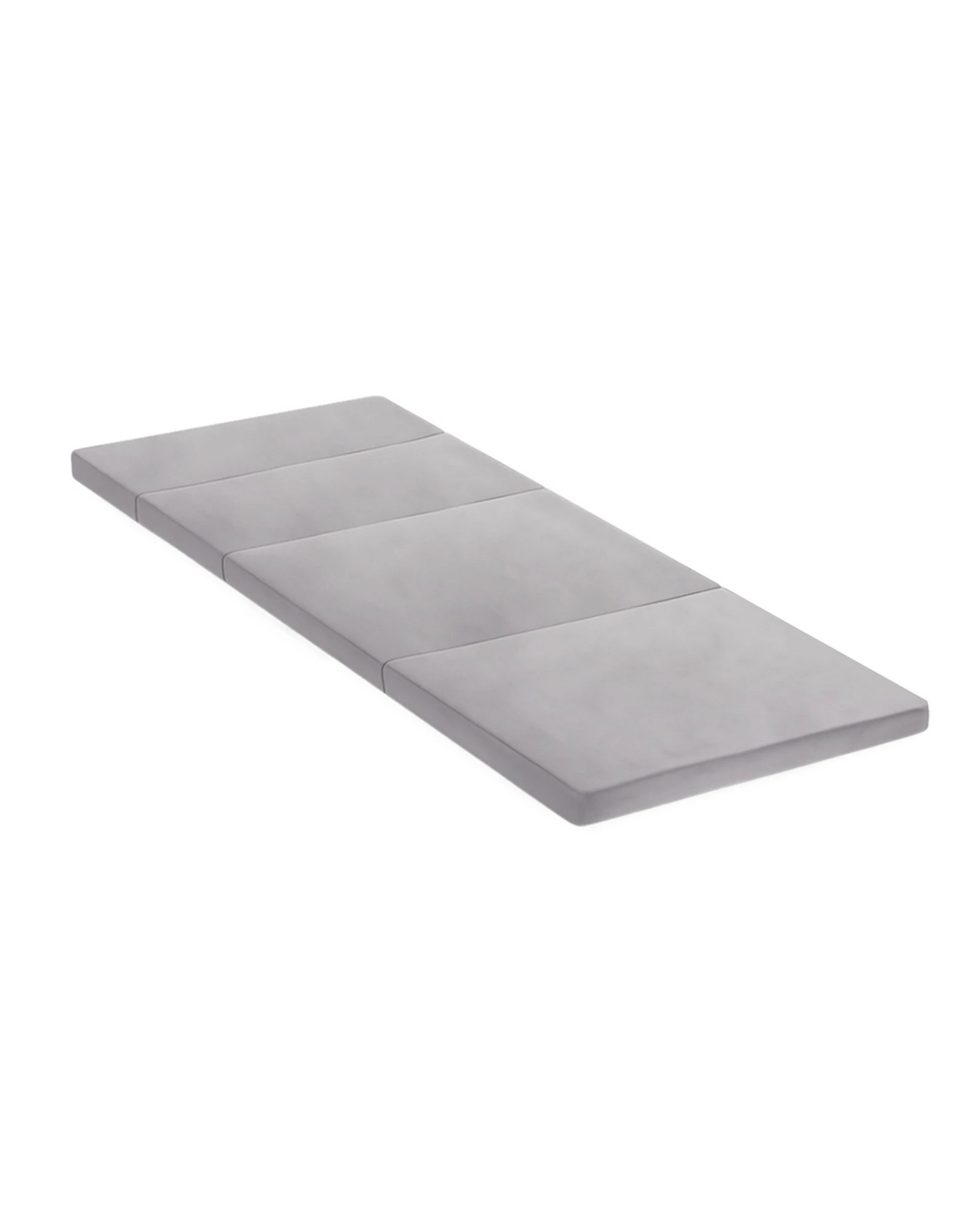 1 Giselle Foldable Mattress Folding Sofa Bed 4-fold Sleeping Camping Cushion Mat - Single Bed - Grey, 1 of 6