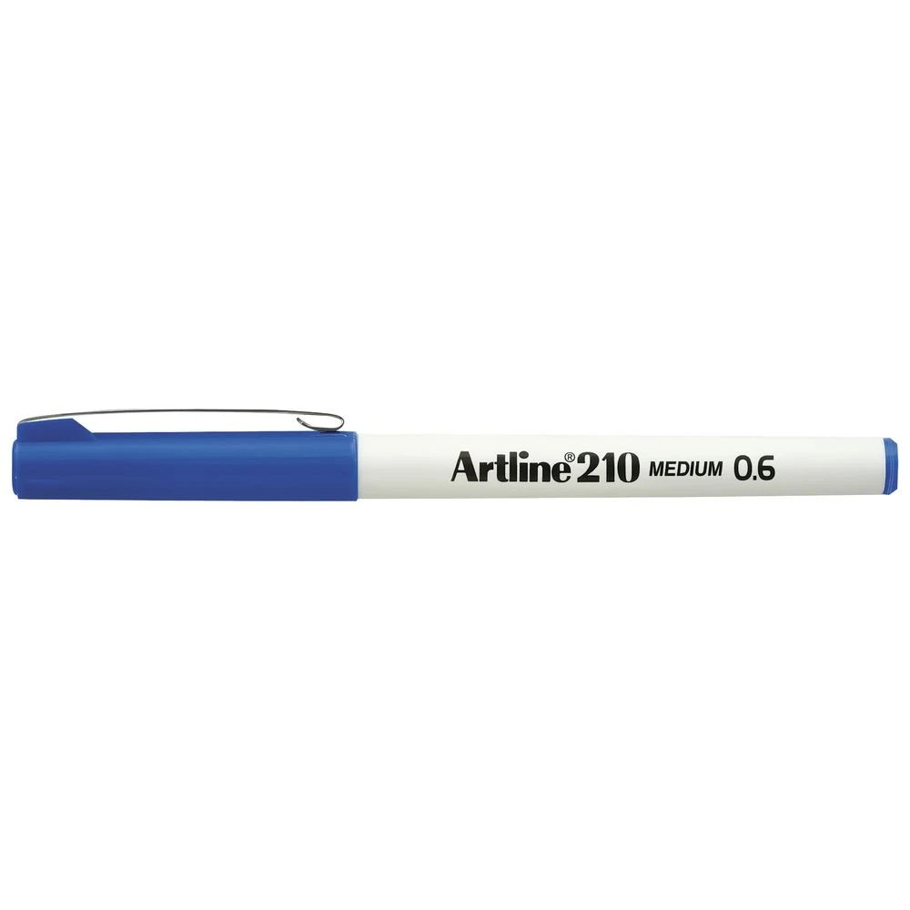 2 Artline 210 Fineliners 0.6mm Blue 12 Pack, 2 of 2
