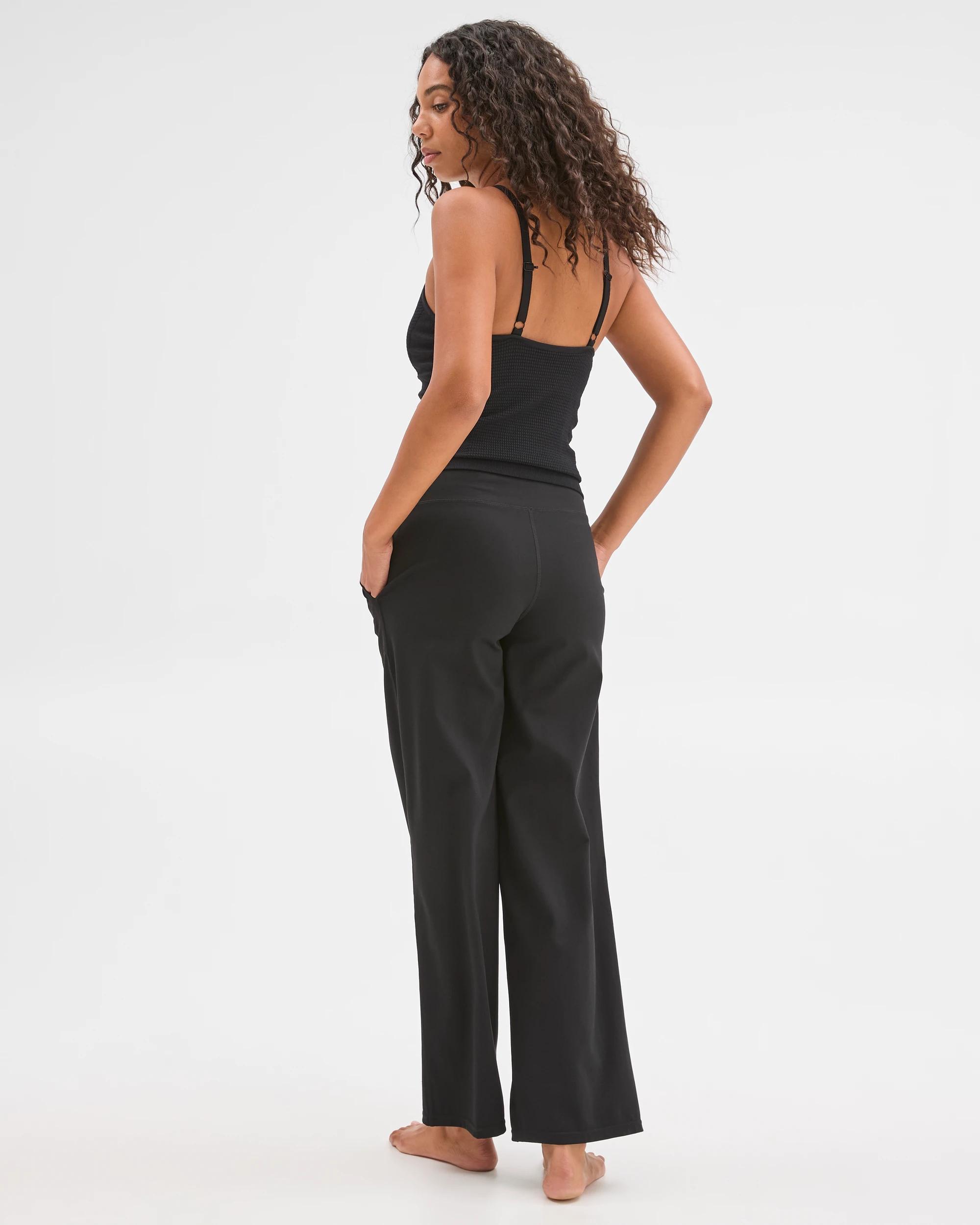 3 Target Active Studio Soft Wide Leg Pants BLACK, 3 of 6