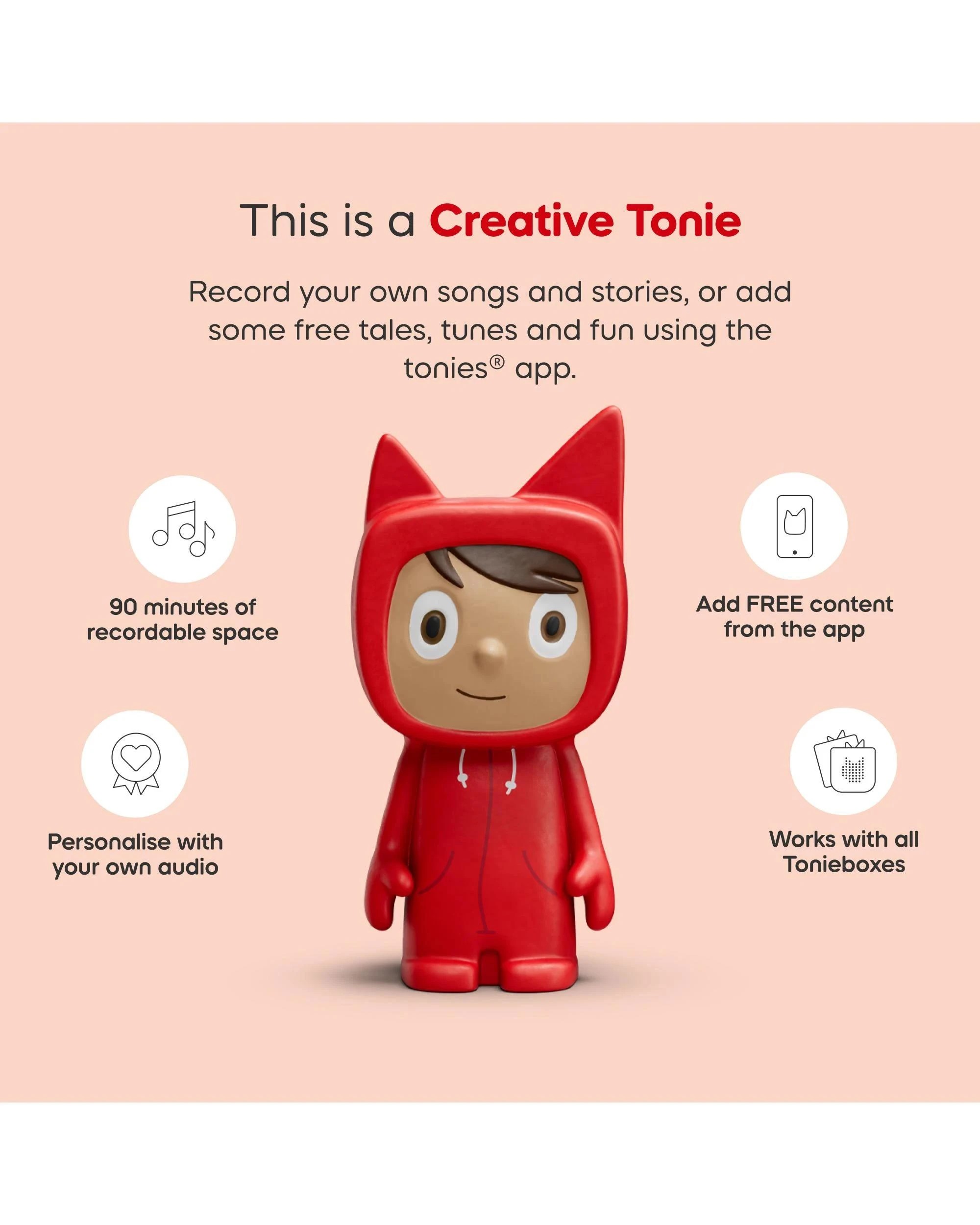 4 Tonies - Toniebox 2 Starter Set with Creative Tonie Rubie - Sky - Blue, 4 of 6