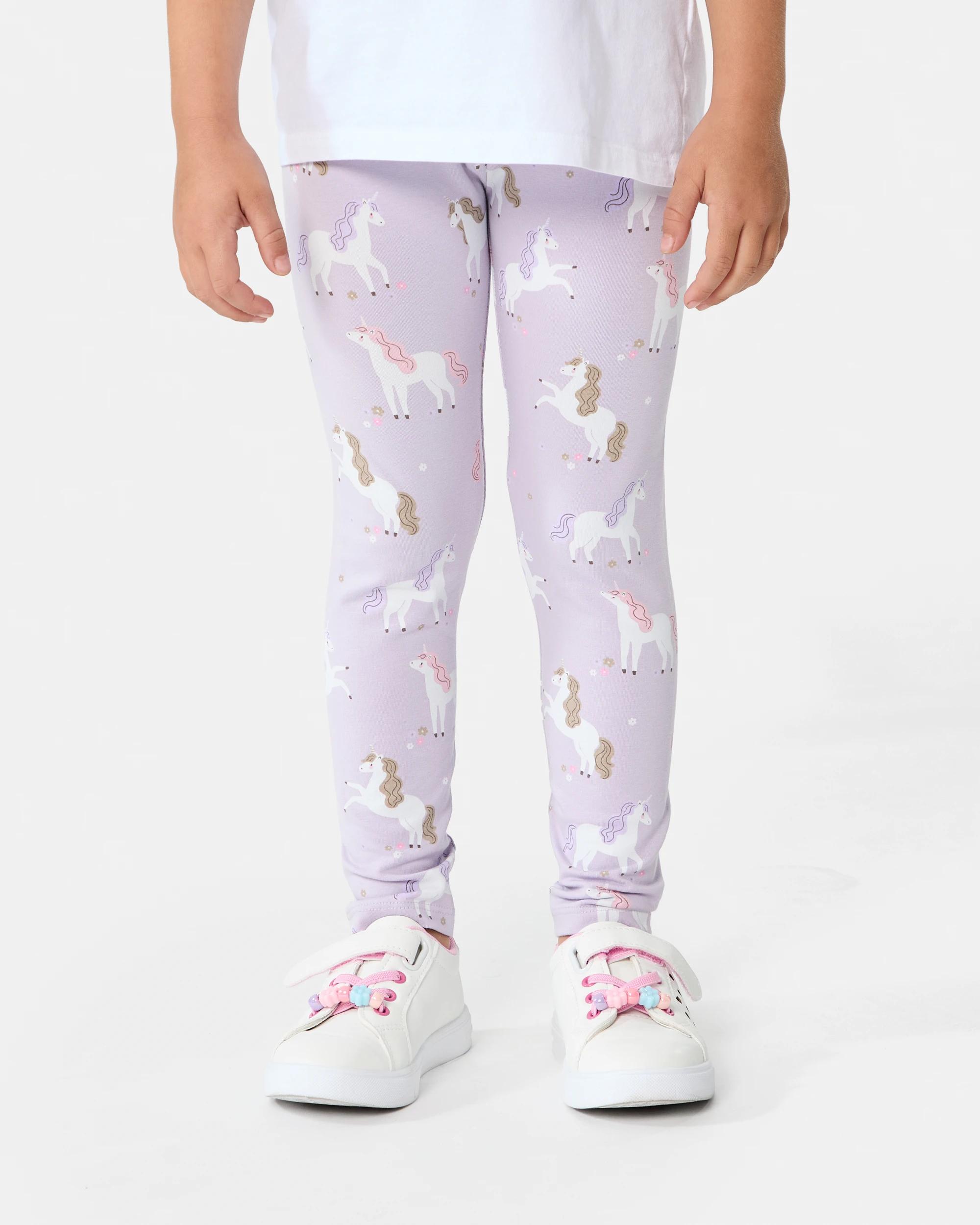 1 Printed Leggings Pur Unicrn, 1 of 6