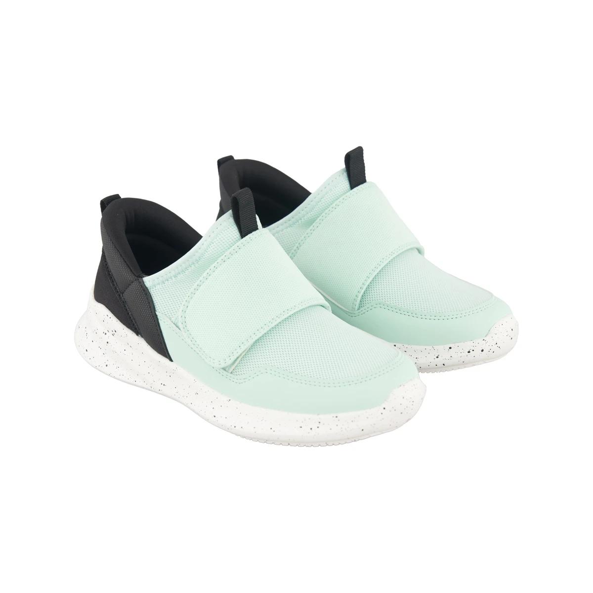 4 Senior Pull On Sneakers Blchd Blue, 4 of 5