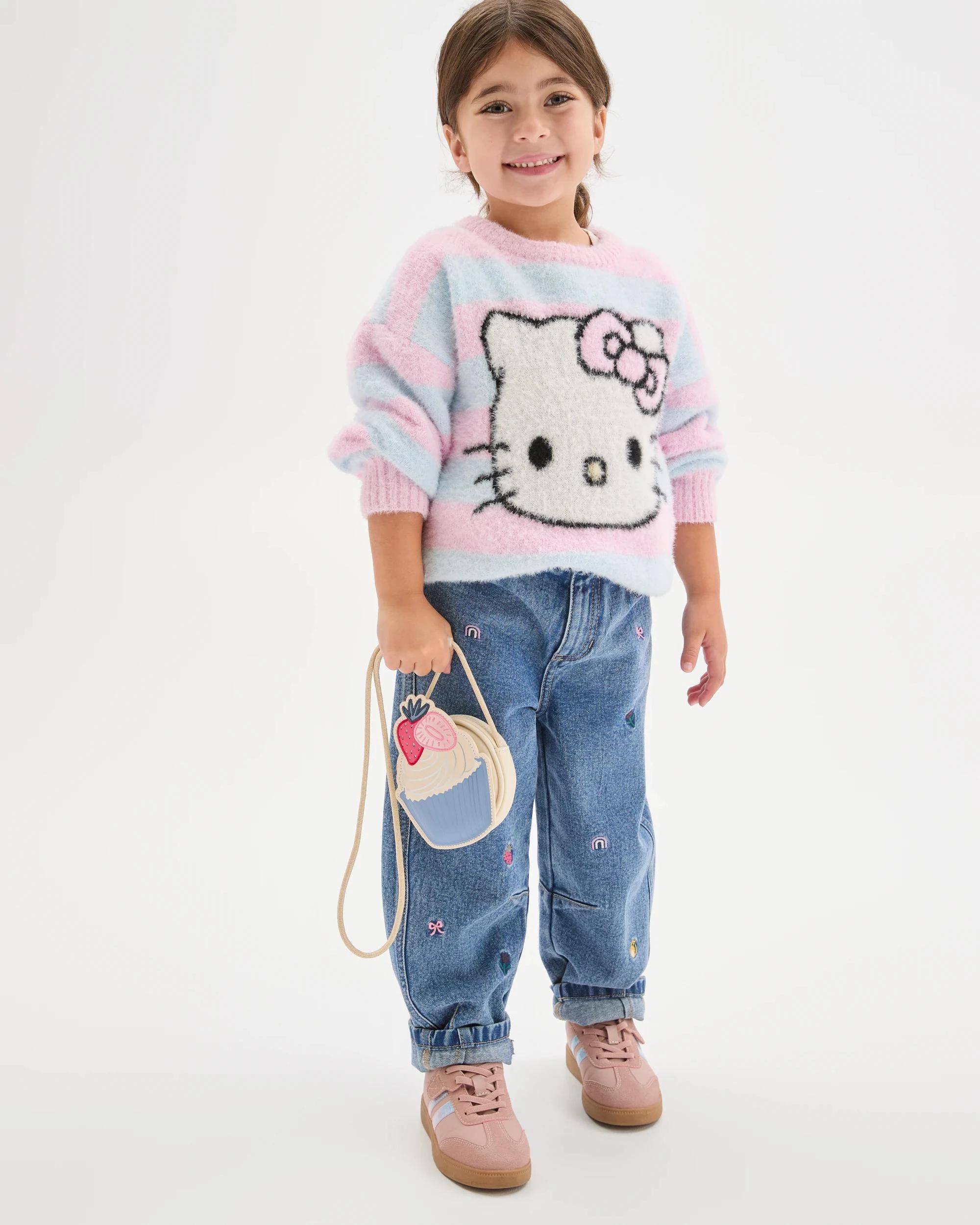 3 Hello Kitty Long Sleeve Stripe Knit Jumper , 3 of 6