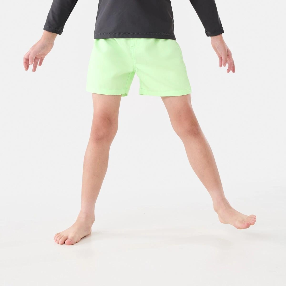 1 Plain Boardshorts FLURO LIME, 1 of 5