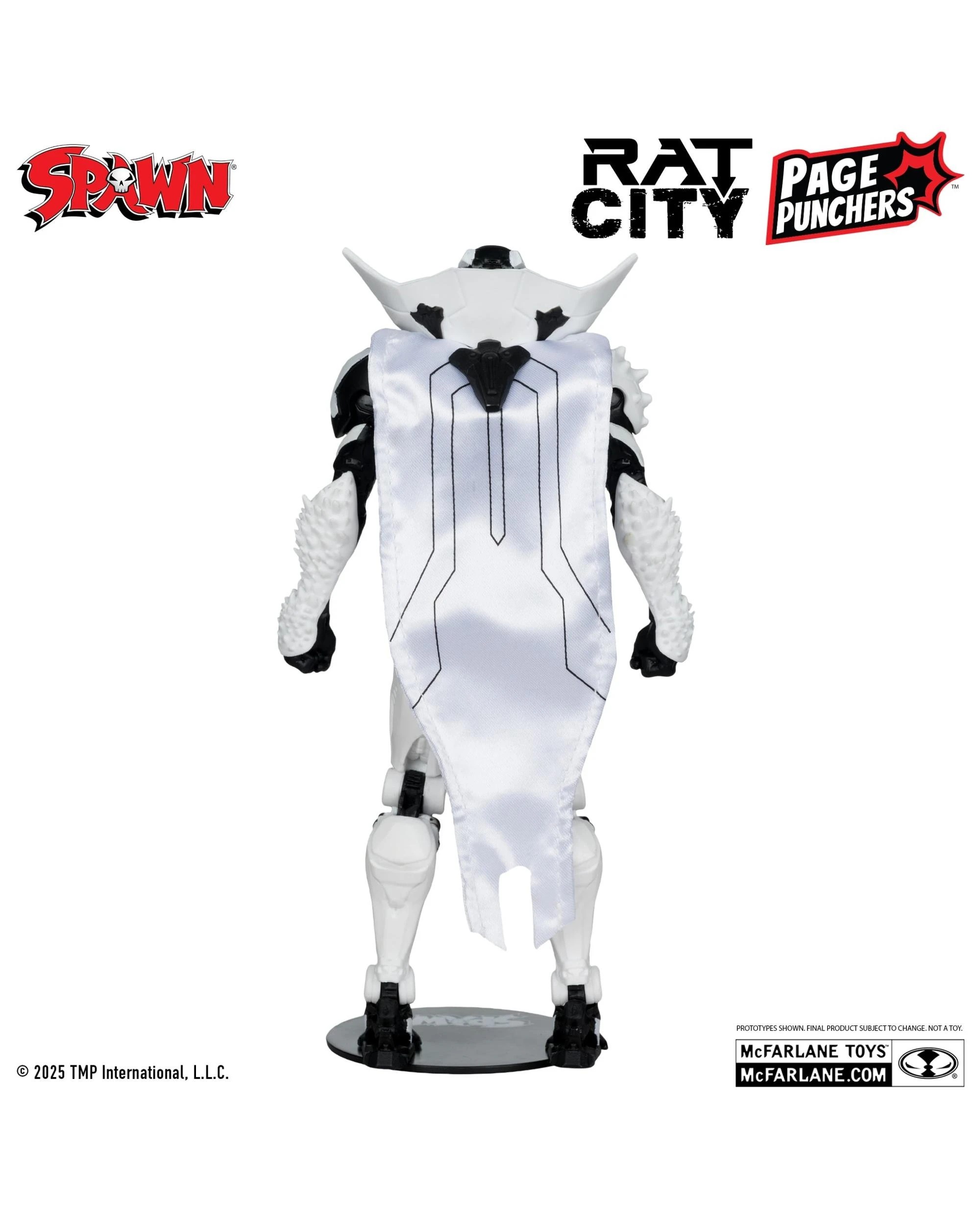 6 McFarlane Spawn The Deviant Rat City Red Platinum Edition 7 inch Action Figure, 6 of 9