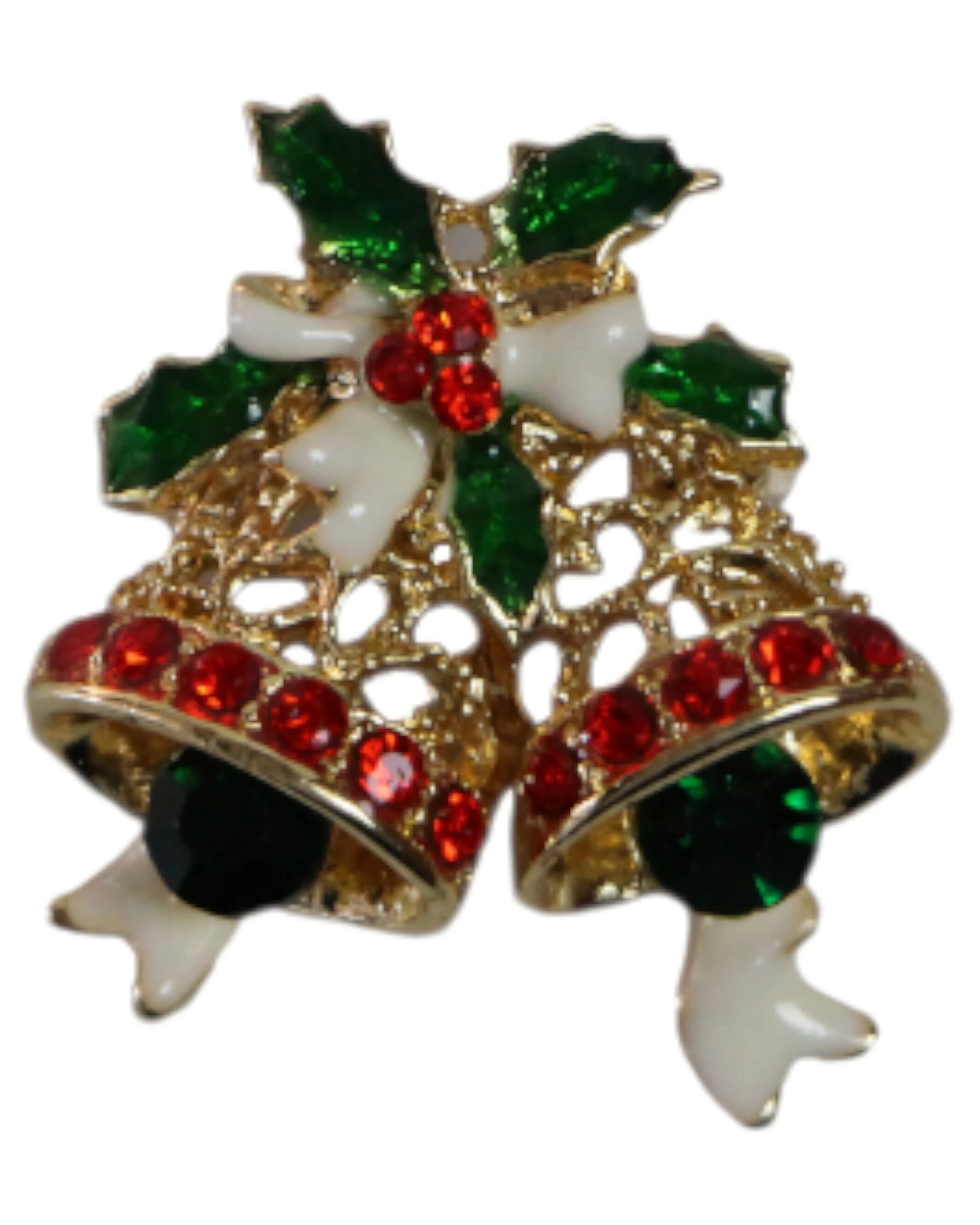 1 Zasel Jingle Bells Christmas Brooch Blazer Shirt Pin - Multi - Multi, 1 of 3