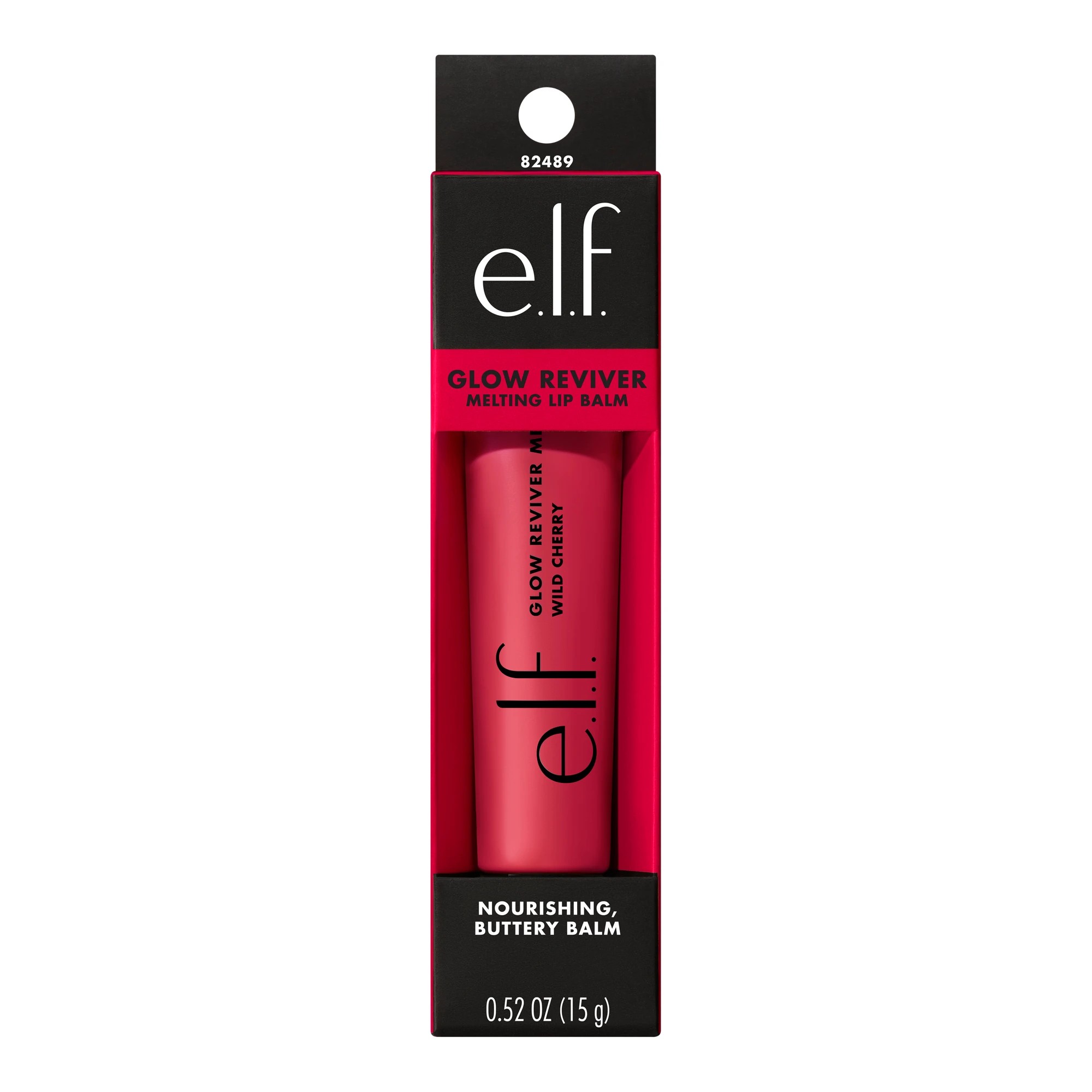 1 e.l.f. Glow Reviver Melting Lip Balm - Wild Cherry, 1 of 3