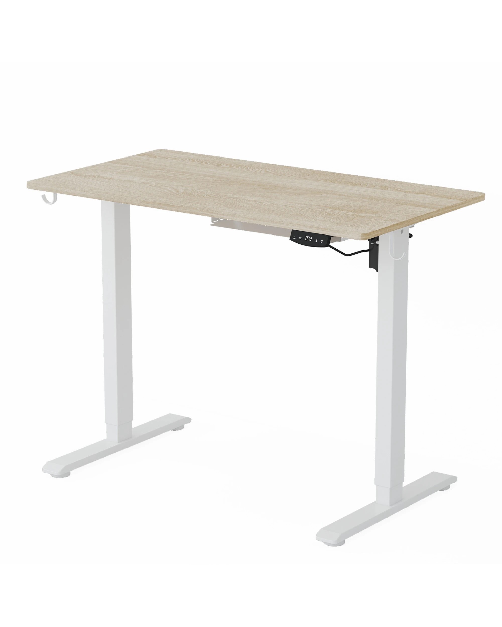1 Advwin Electric Standing Desk Height Adjustable - Brown, 1 of 5