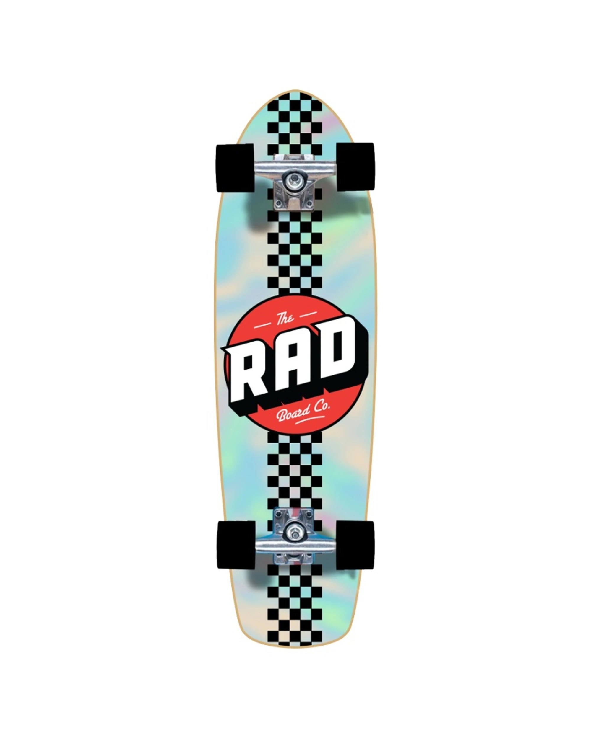 1 The RAD Board Co. Complete Retro Roller Skateboard 7.9 "Cruiser Beginner Friendly, 1 of 1