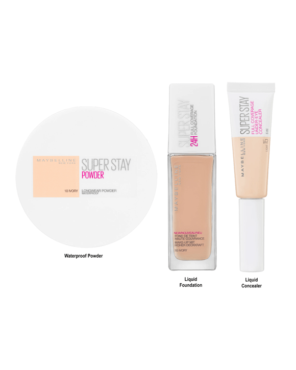 Maybelline SuperStay Longwear Waterproof Powder - 10 Ivory