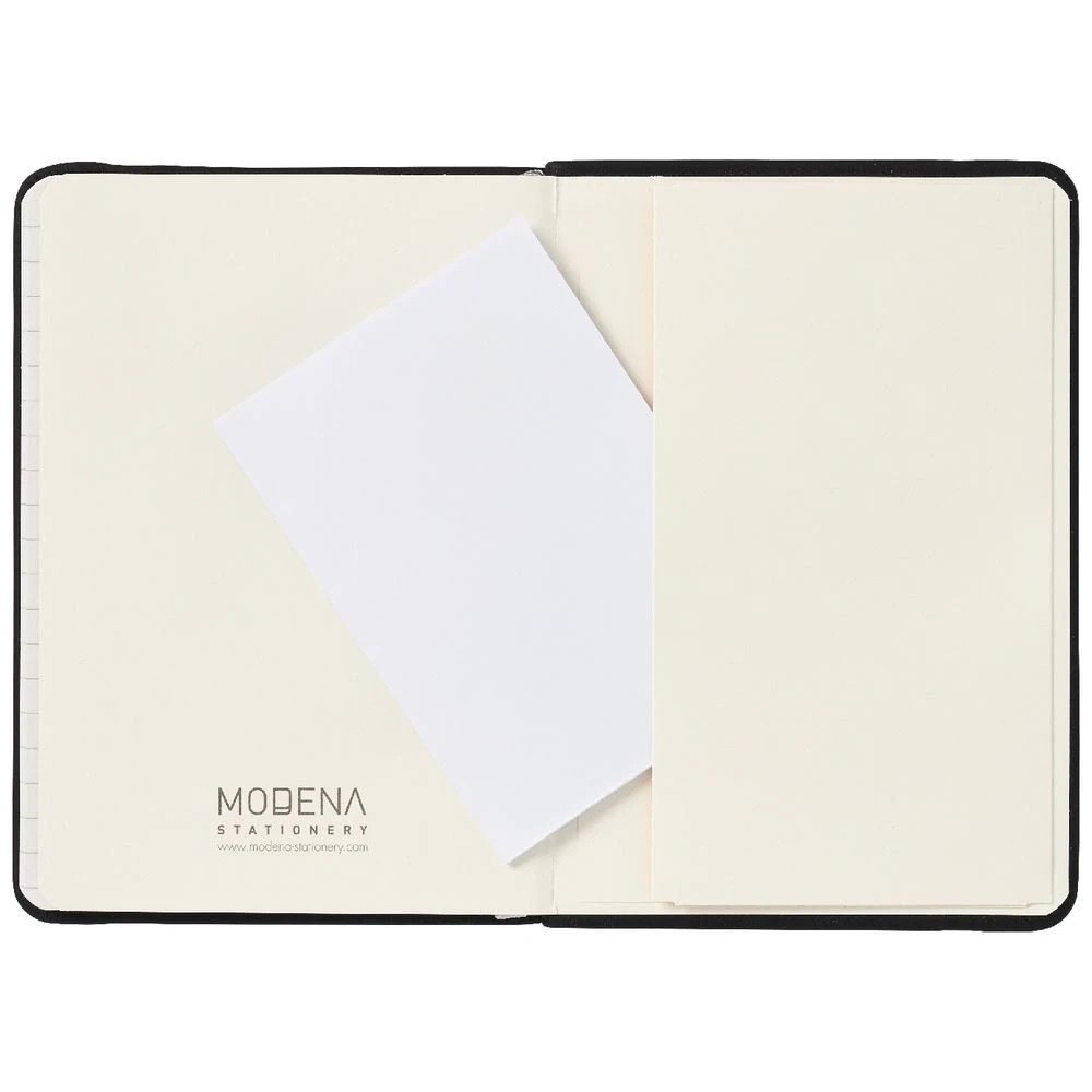 5 Modena A6 PU Ruled Notebook Black, 5 of 5