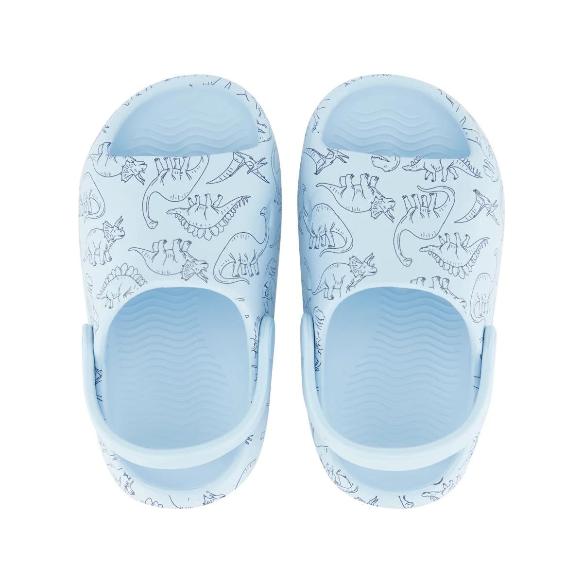 3 Junior Moulded Slides Dino Blue, 3 of 4