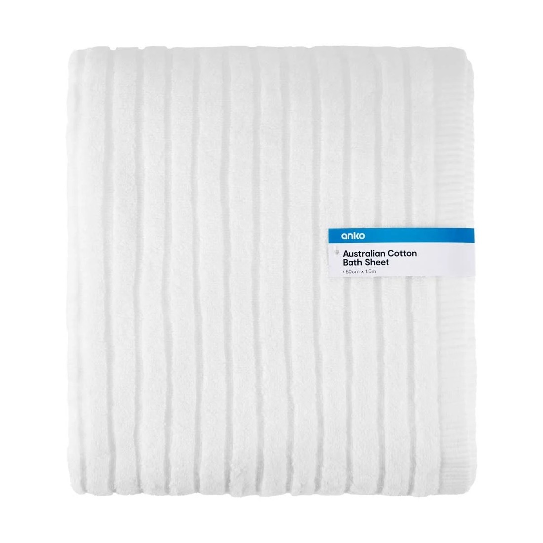 5 Australian Cotton Bath Sheet - White, 5 of 5