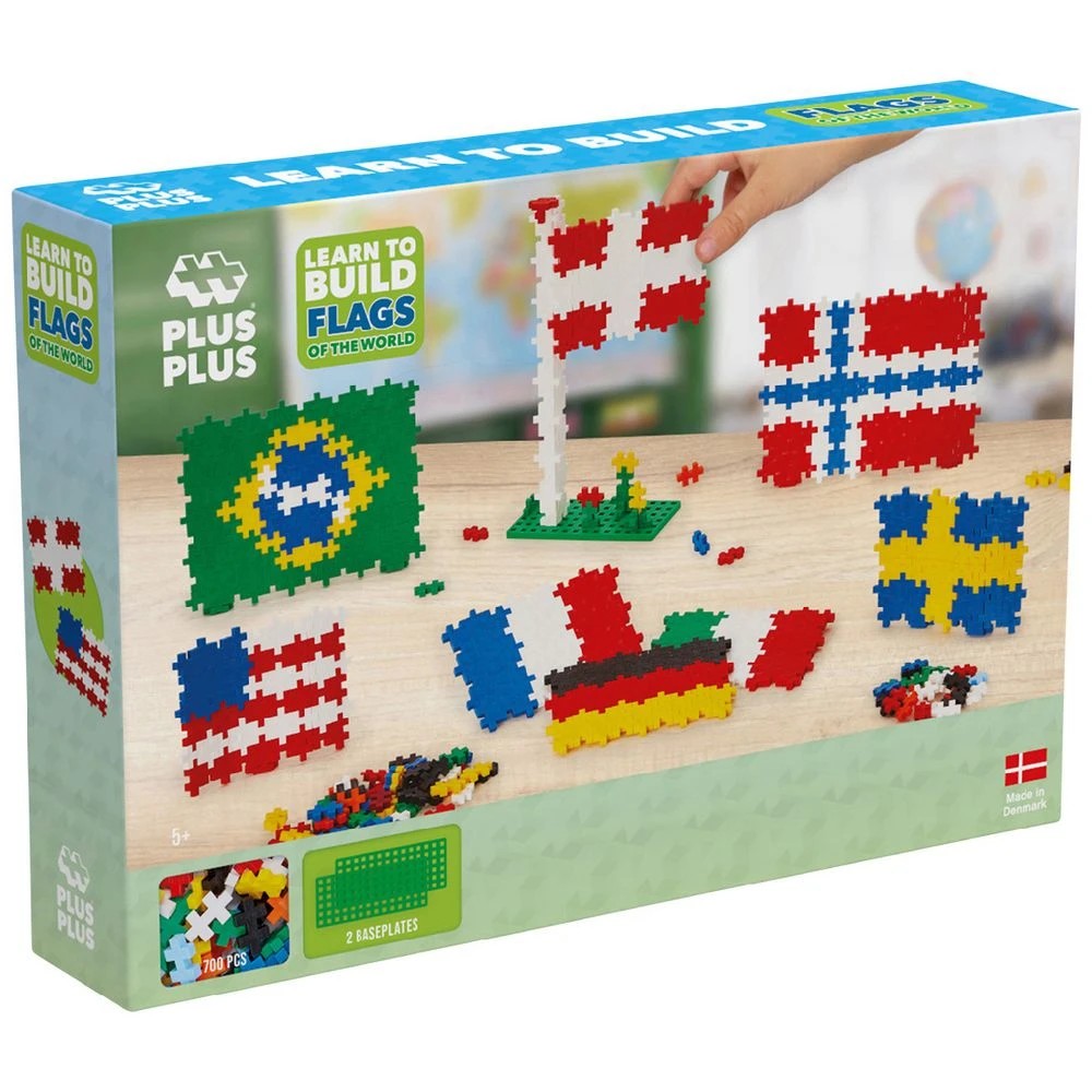 1 Plus-Plus Learn to Build Flags of the World 600 Pieces, 1 of 4