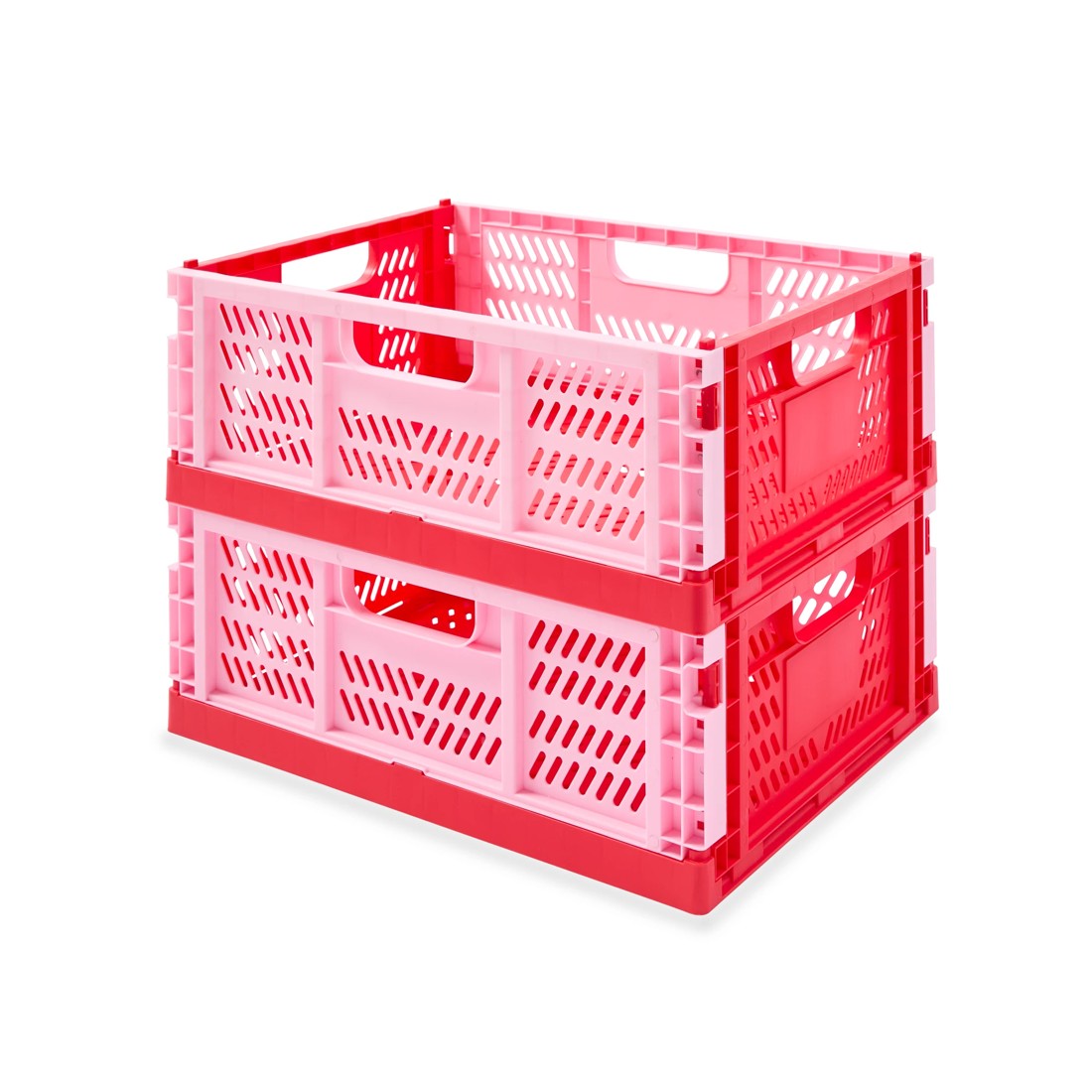 9 15L Collapsible Crate - Medium, Red, 9 of 10