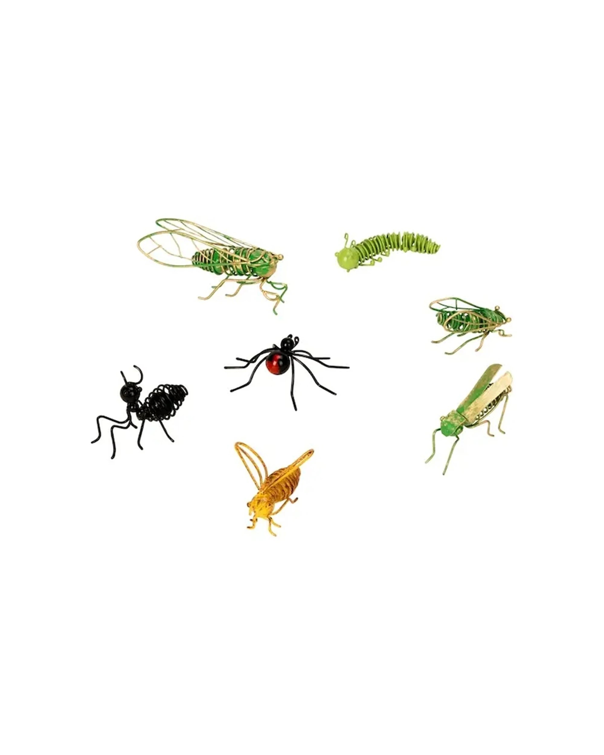 Alfresco 6pc Insect Ornaments Set Garden Figurines - Multi - Kmart