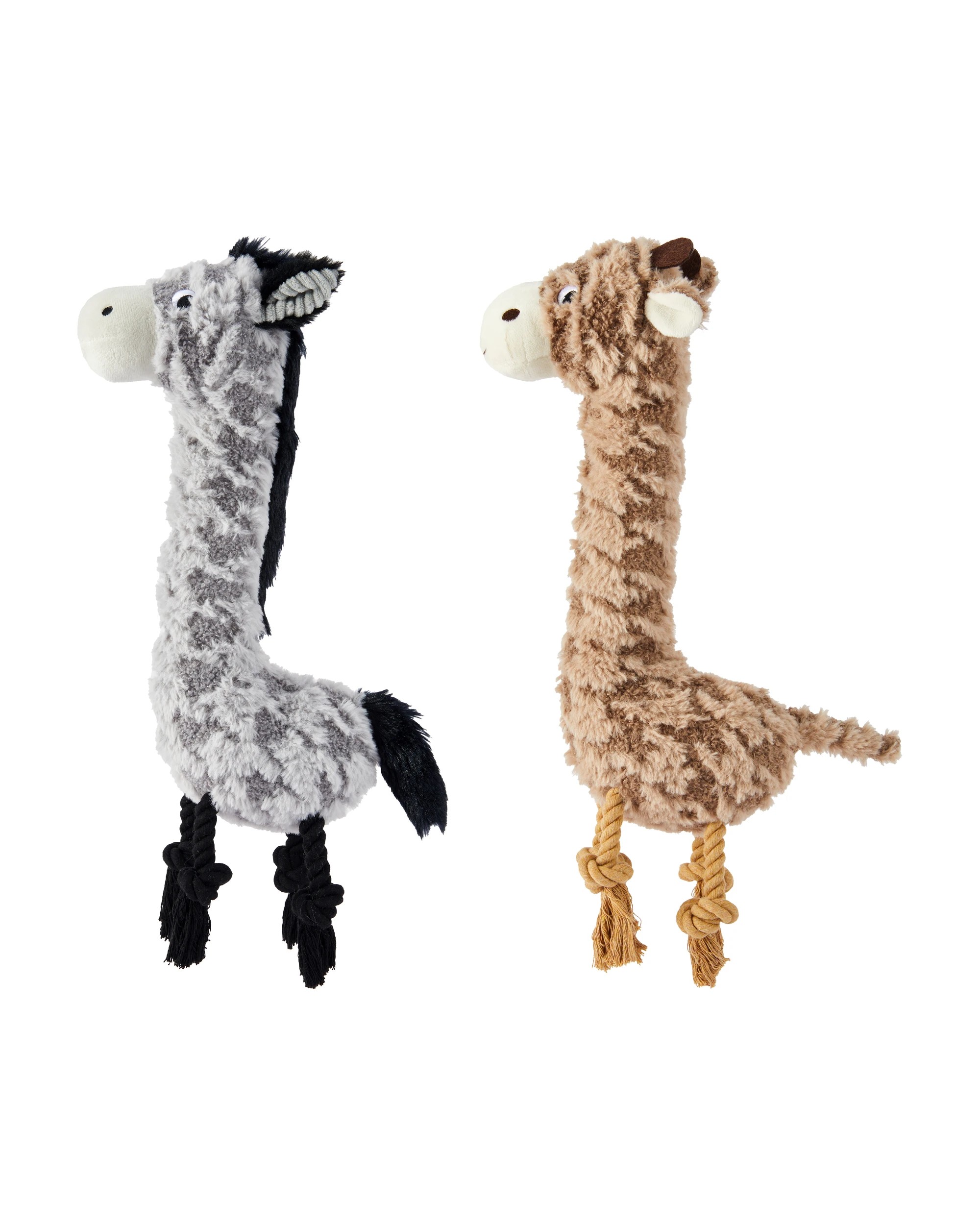 2 Pet Toy Long Neck Squeaker Plush - Assorted, 2 of 4