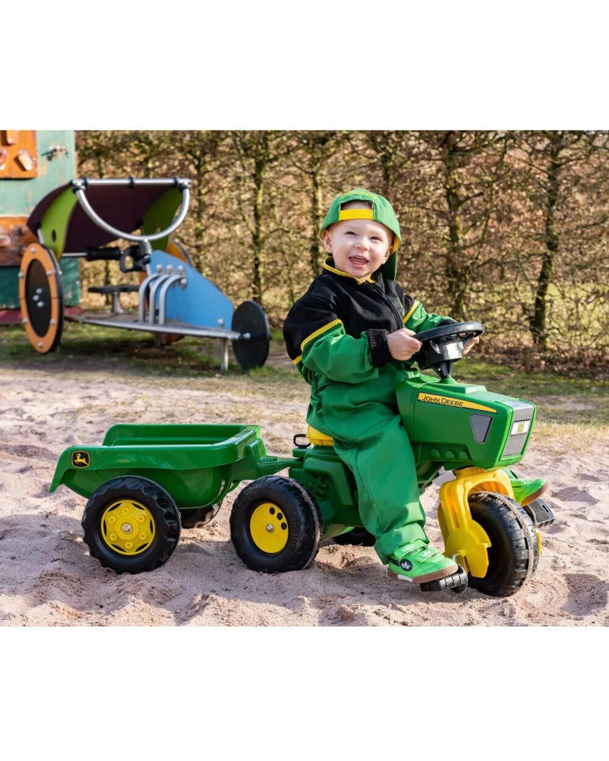 3 John Deere Rolly Kid Pedal Trike Tractor  Ages 2.5  5, 3 of 4