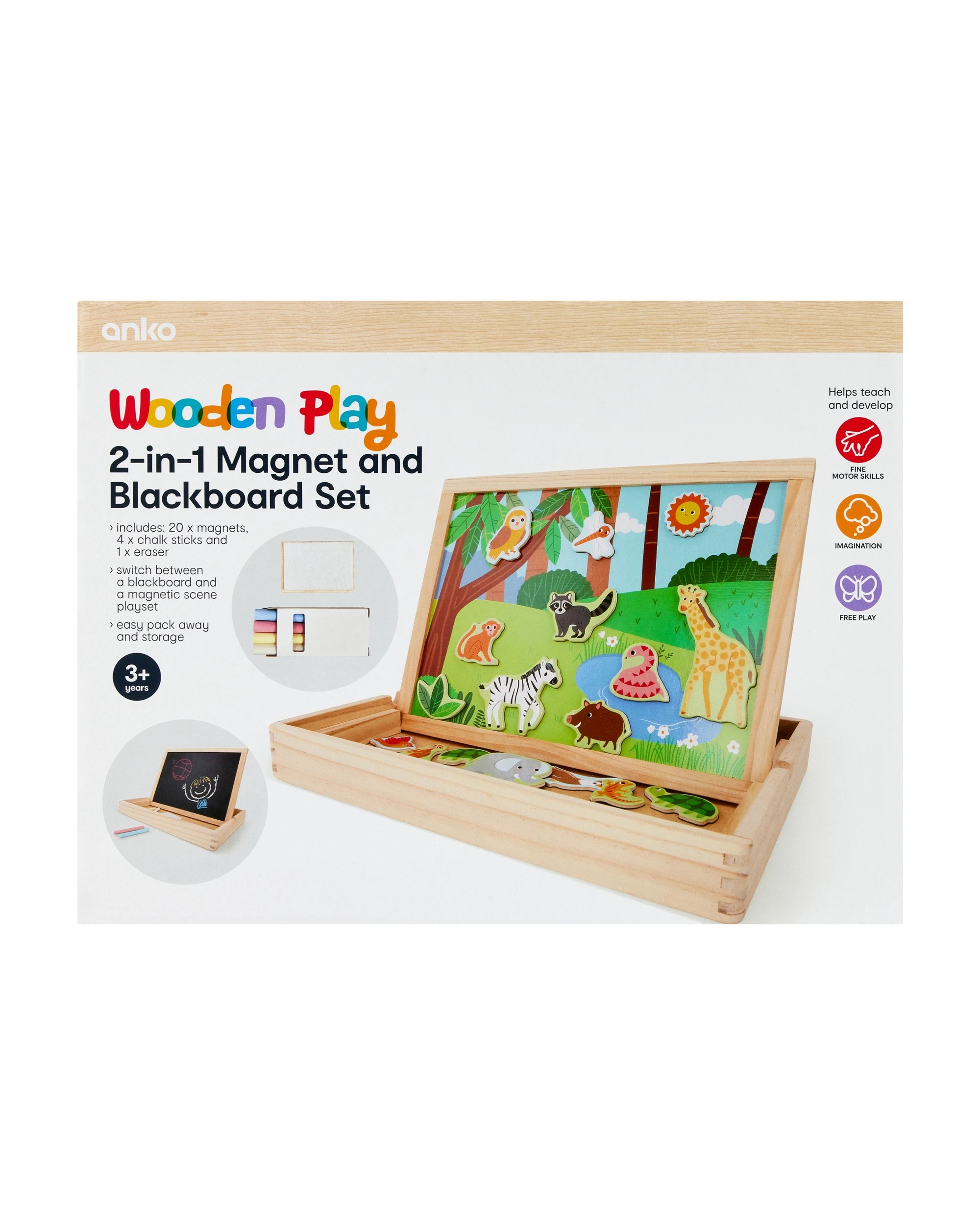 8 2-in-1 Magnet & Blackboard Set, 8 of 8