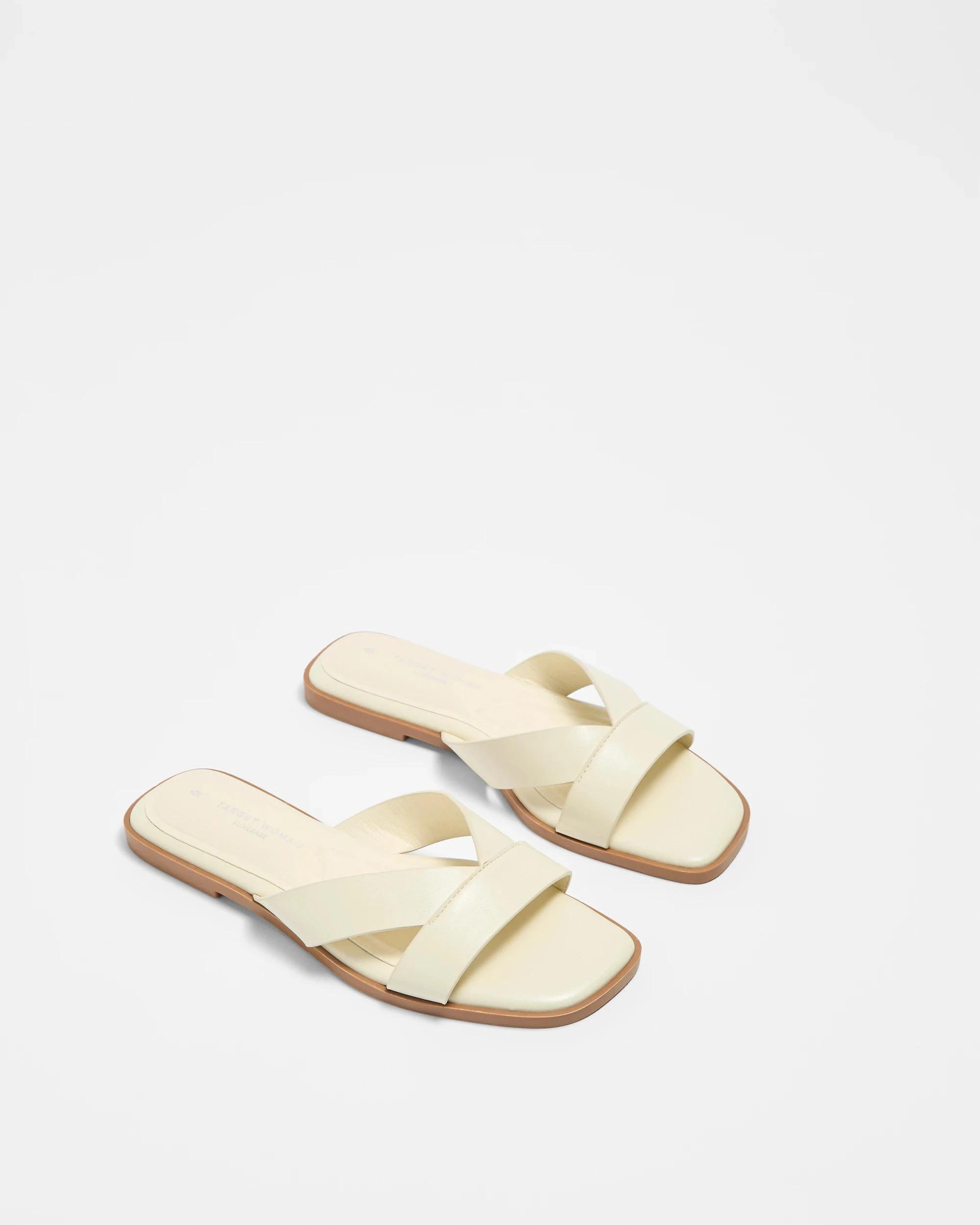 3 Target Woman Womens Studded Flat Sandal - Harmony IVORY PU, 3 of 3