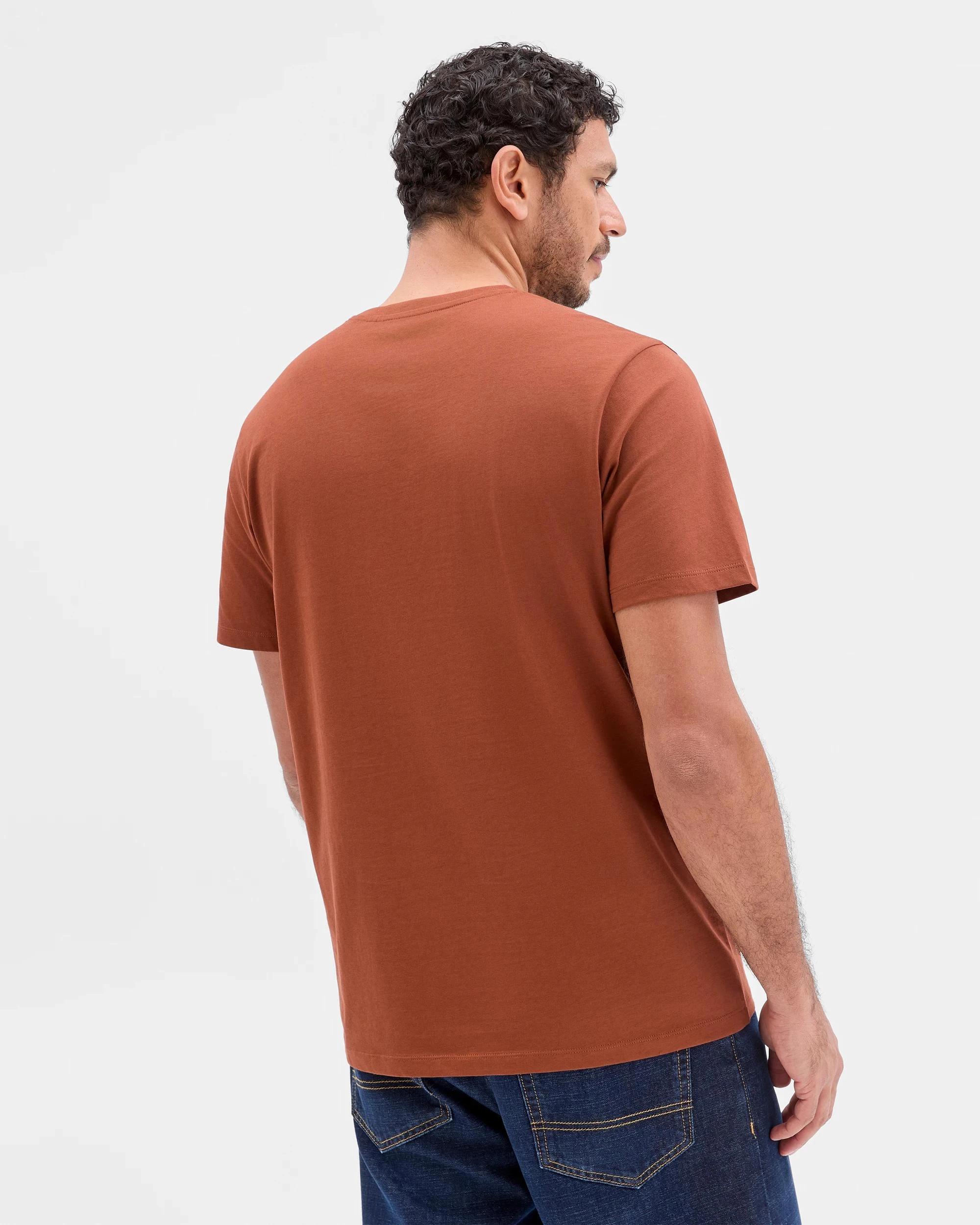 4 Target Australian Cotton T-Shirt RUST, 4 of 6