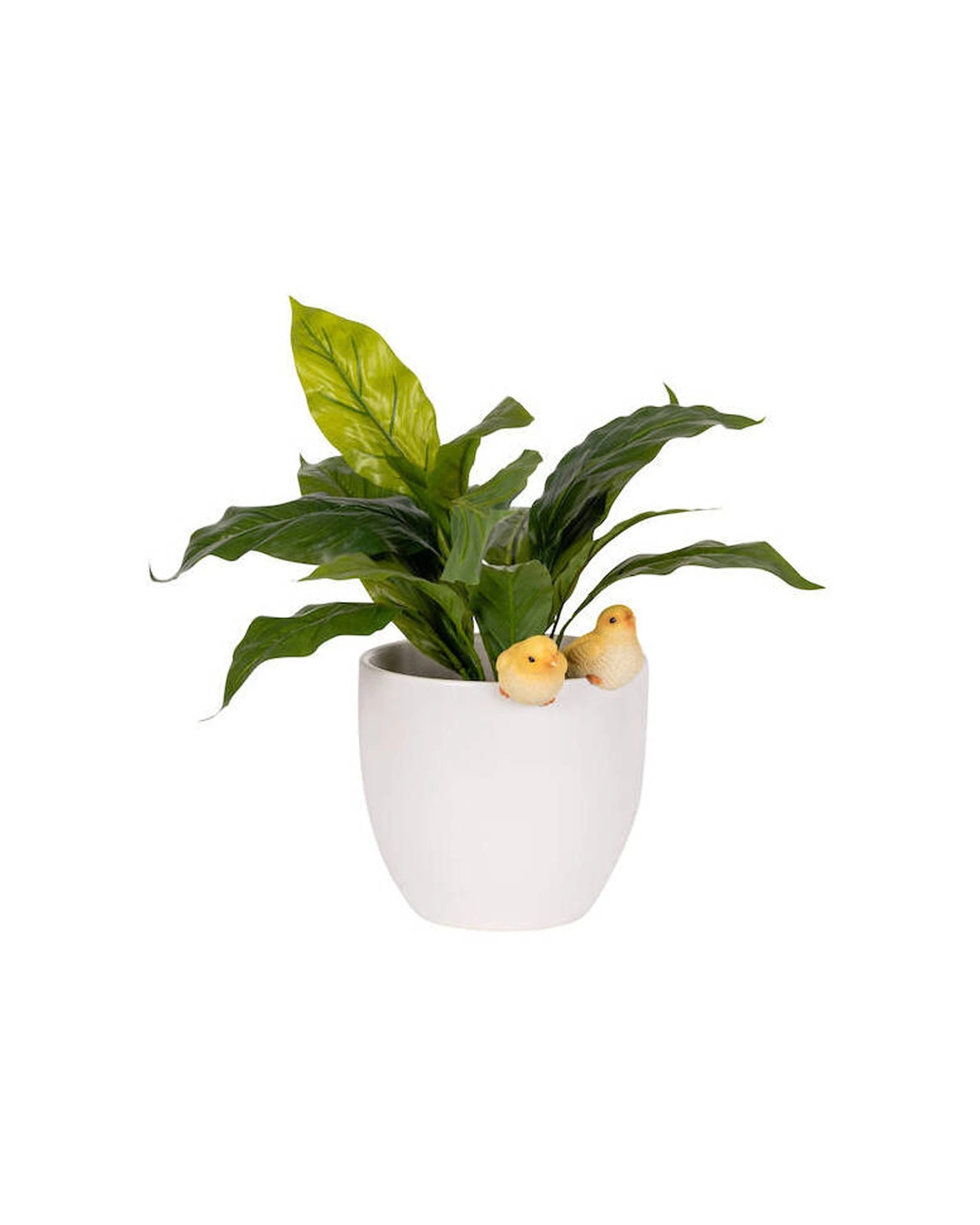 3 Alfresco 4pk Polyresin Fixed Gap Chick Pot Sitters Home Plant Decor - Multi, 3 of 3