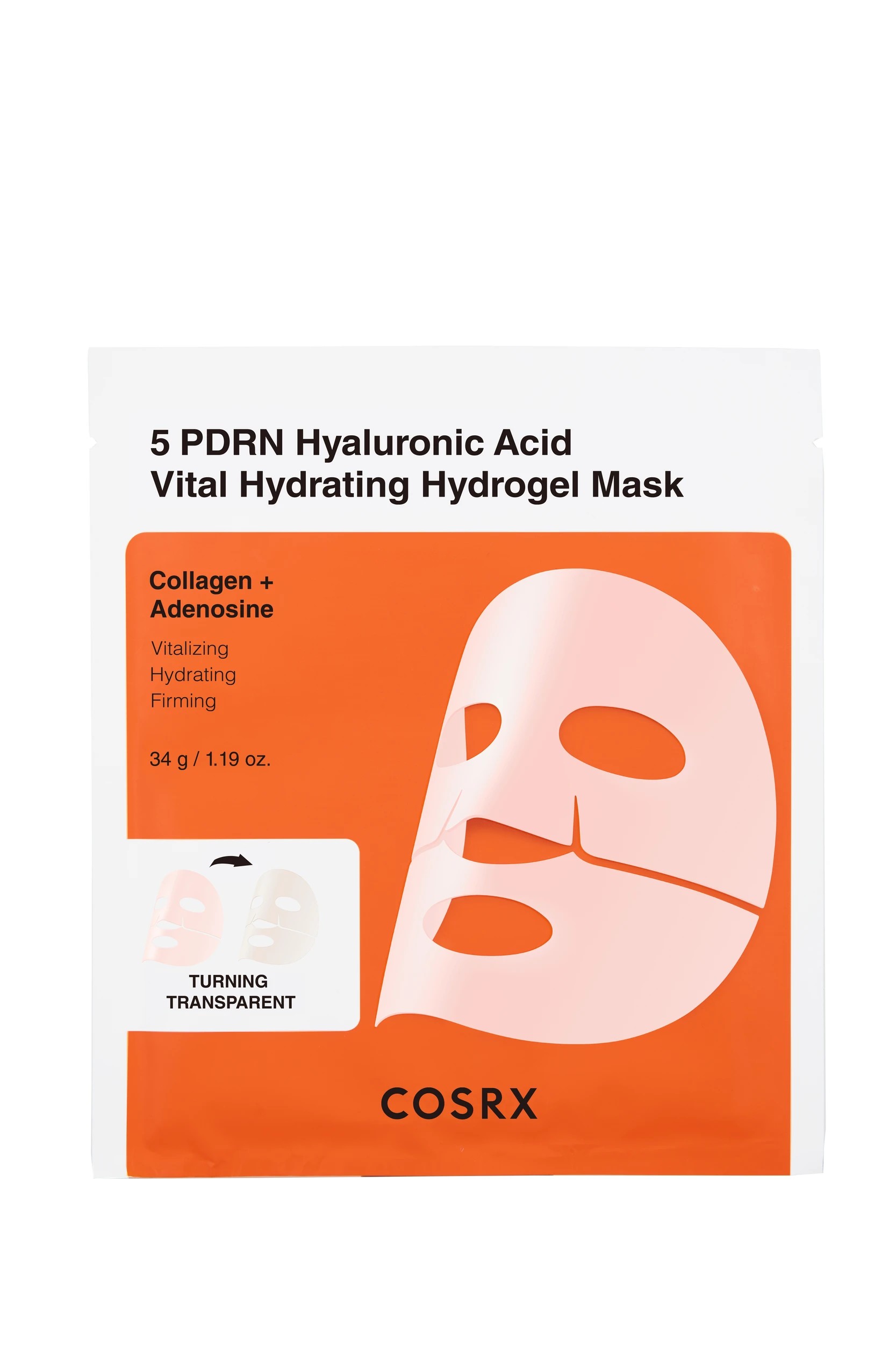1 COSRX 5 PDRN Hyaluronic Acid Vital Hydrating Hydrogel Mask, 1 of 6