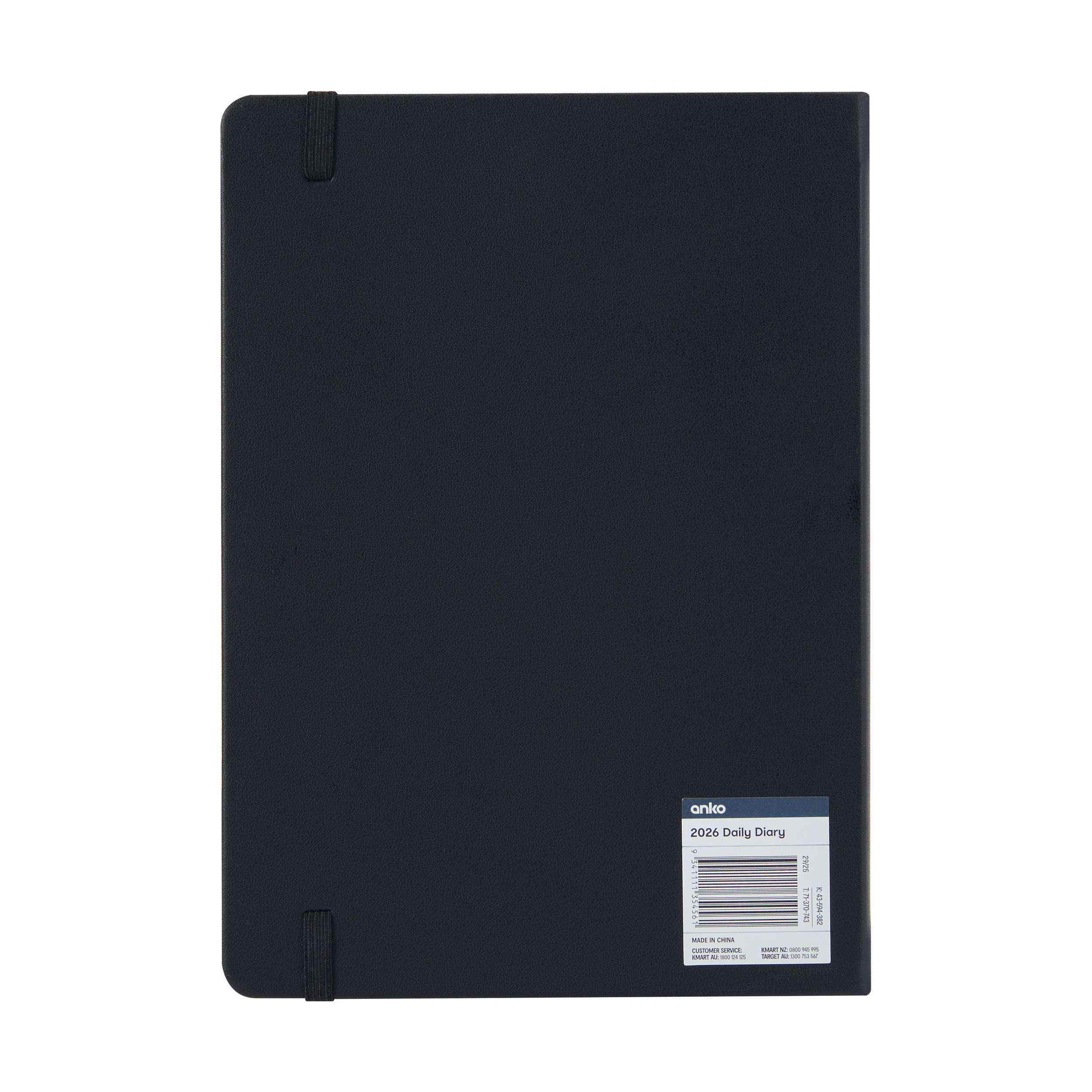 8 2026 Daily Diary - Black, 8 of 8