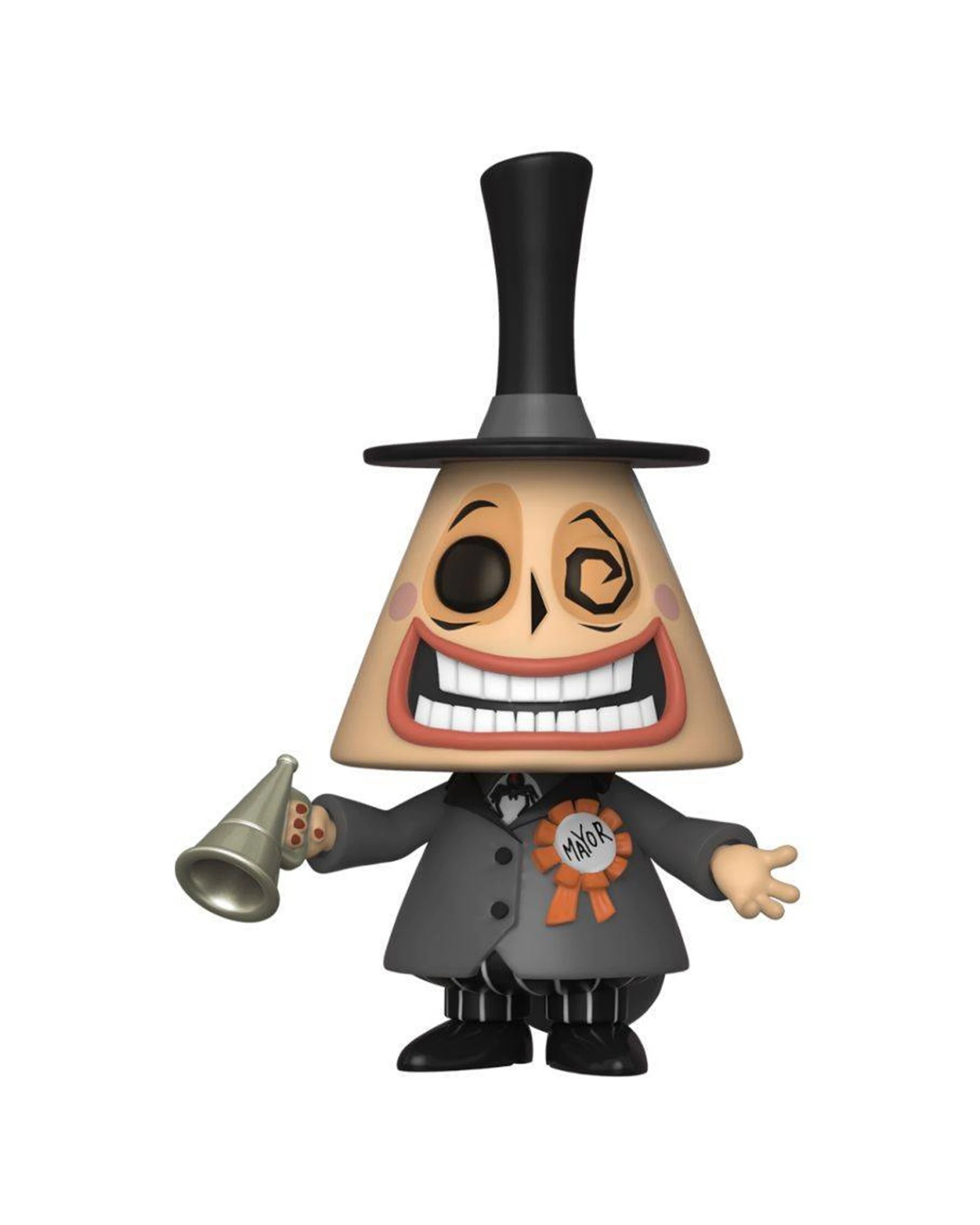 1 POP Mayor Megaphone Vinyl Figure 10cm Chase Variant Nightmare Before Christmas - Black, 1 of 3