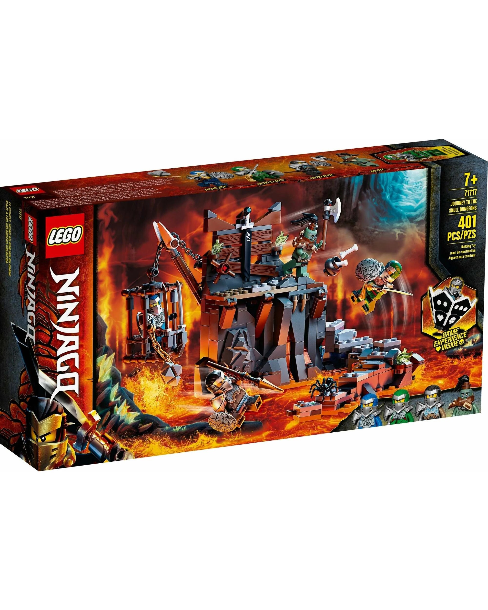 1 LEGO 71717 NINJAGO Skull Dungeons Board Game & Playset, 1 of 5