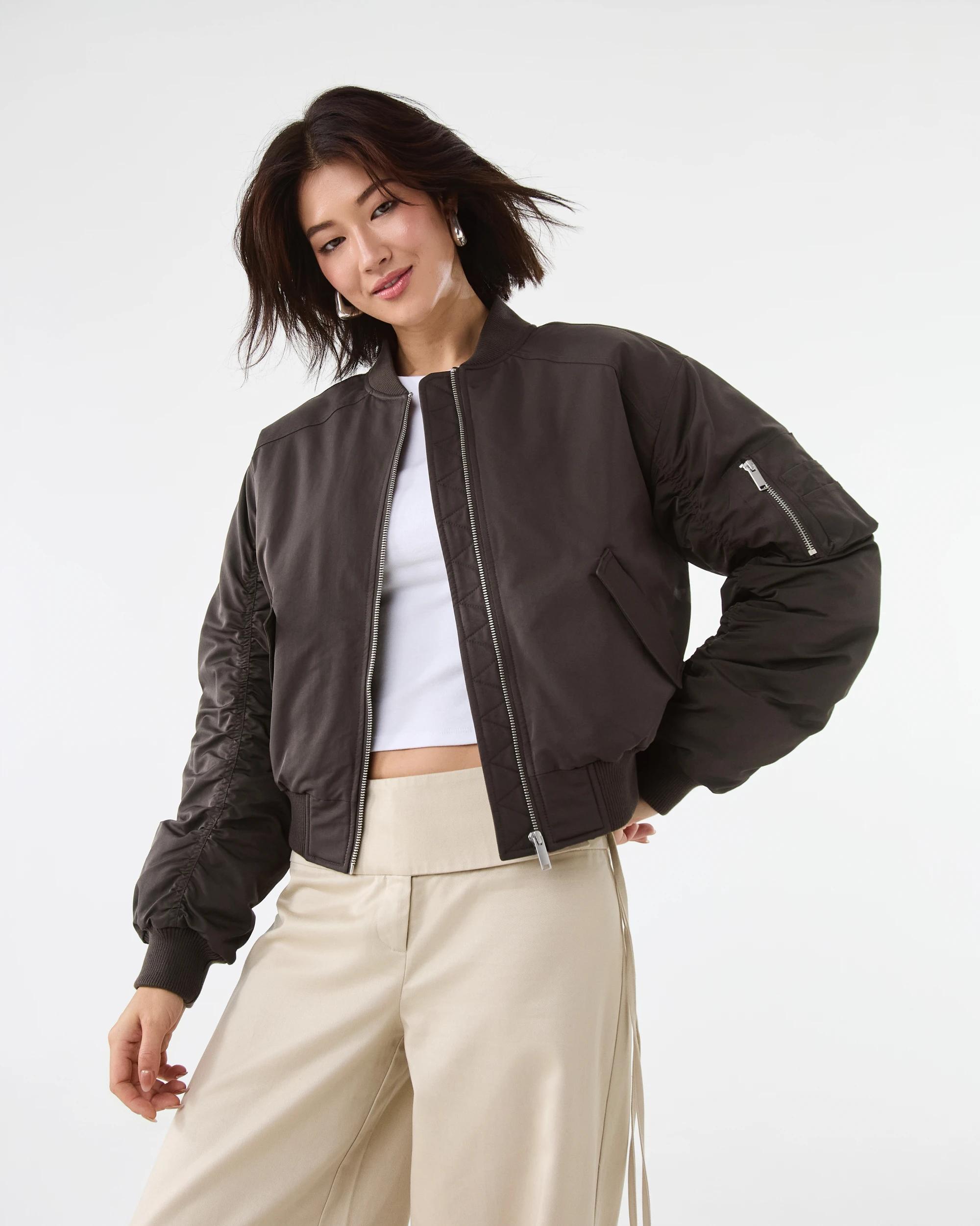 1 Utility Bomber Jacket Petrol, 1 of 9