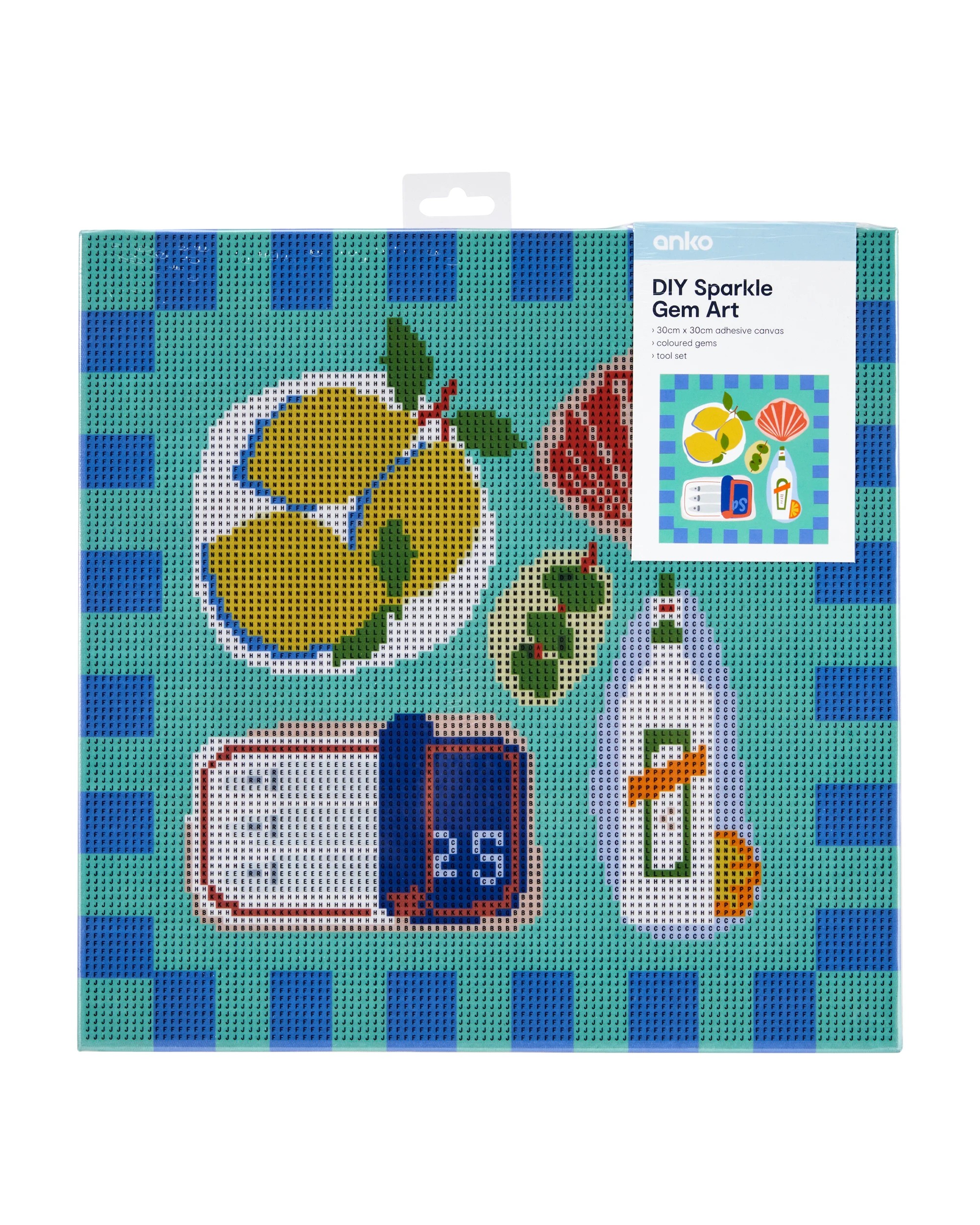 1 DIY Sparkle Gem Art - Mediterranean, 1 of 3