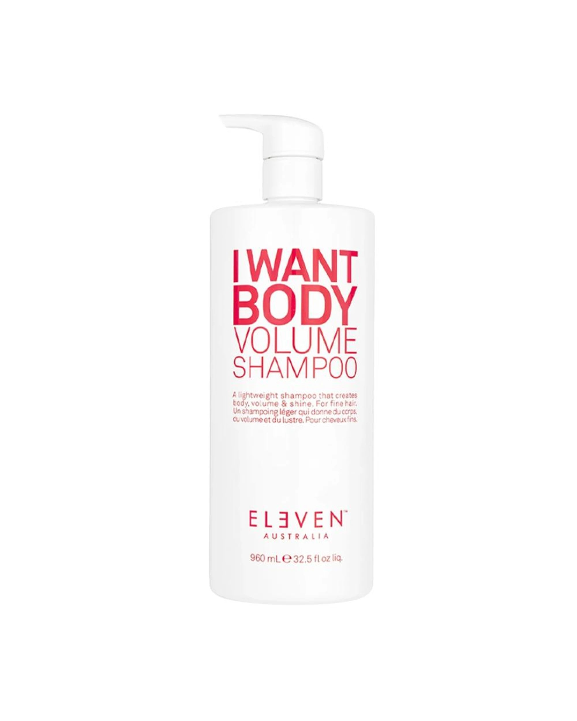 1 Eleven Australia I Want Body Volume Shampoo 960mL, 1 of 2