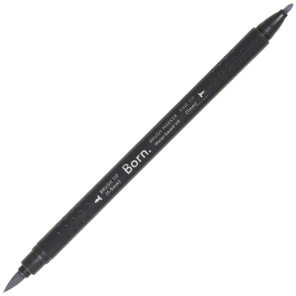 4 Born Professional Brush Dual-Tip Marker Whisper N95, 4 of 4