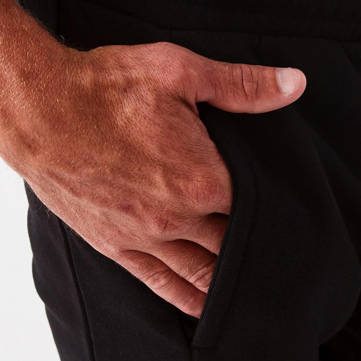 5 Active Mens Panel Trackpants Black, 5 of 6