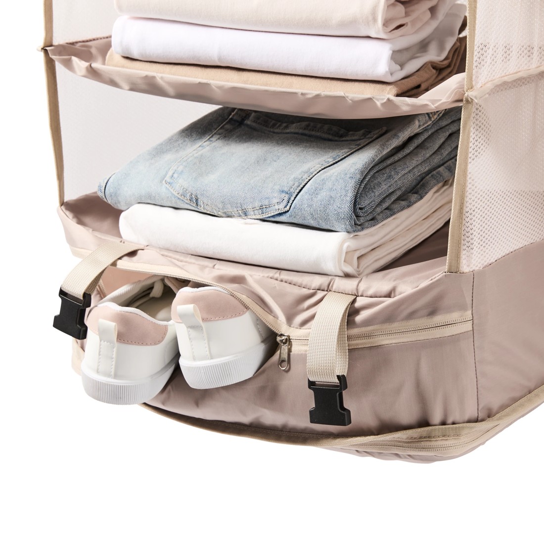 4 Hanging Packing Cube - Beige, 4 of 10